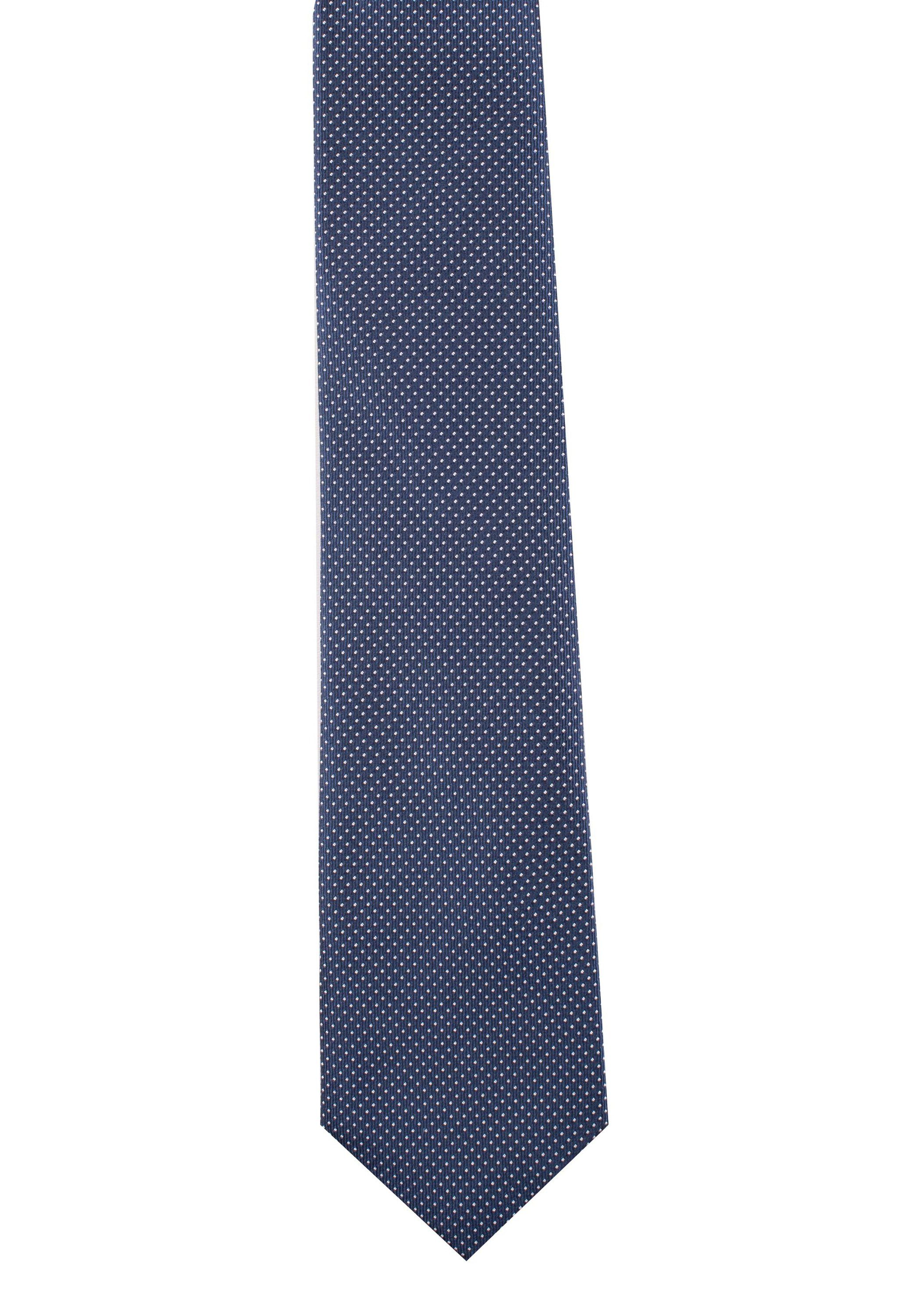 Roy 100% Seide - feiner DARK Krawatte Robson Musterung BLUE/PATTERN aus mit