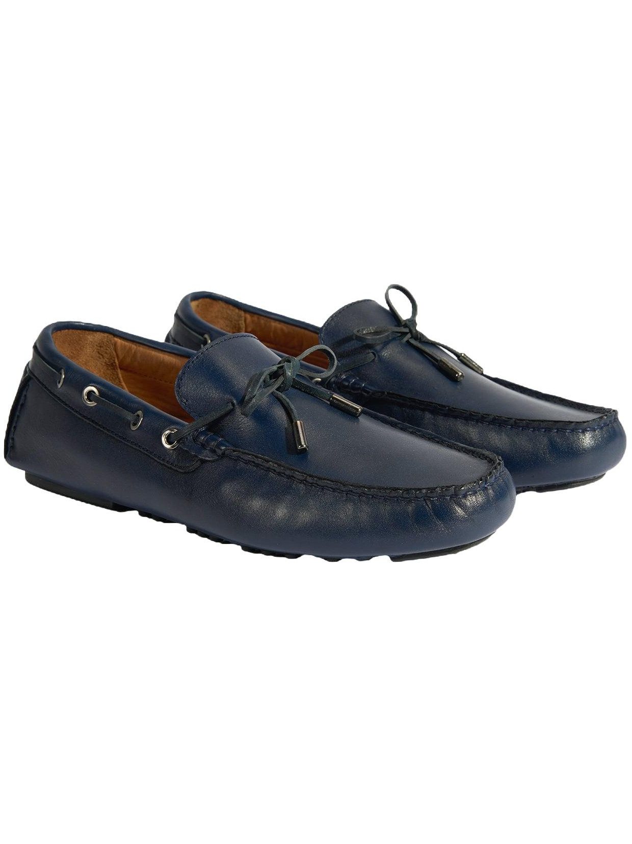 Desa Herren-Lederslipper – Atmungsaktive Slipper mit flachem Absatz, ohne Loafer