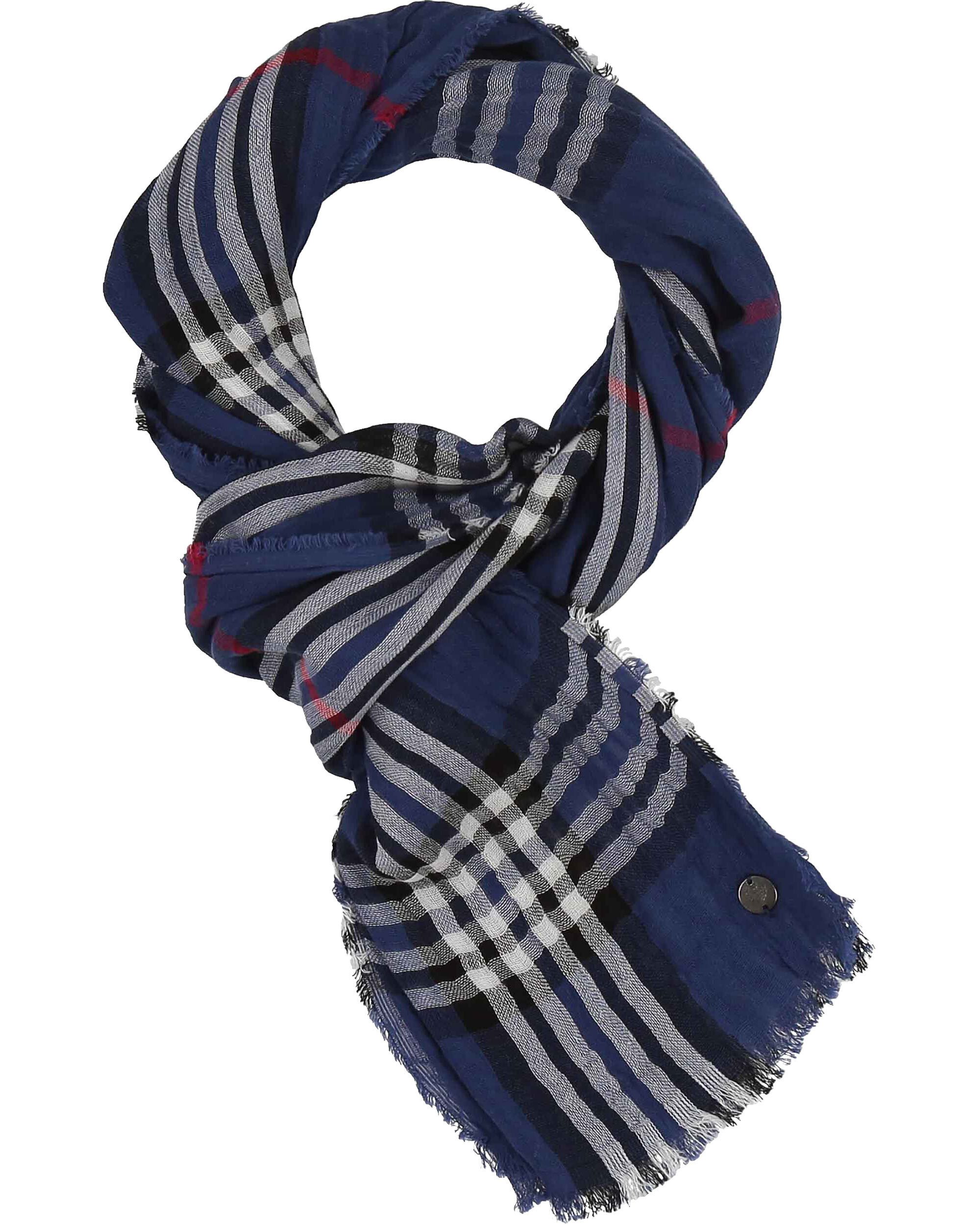 Fraas Modeschal Leichter Schal mit FRAAS Plaid Karo in Krepp-Optik, (keine)