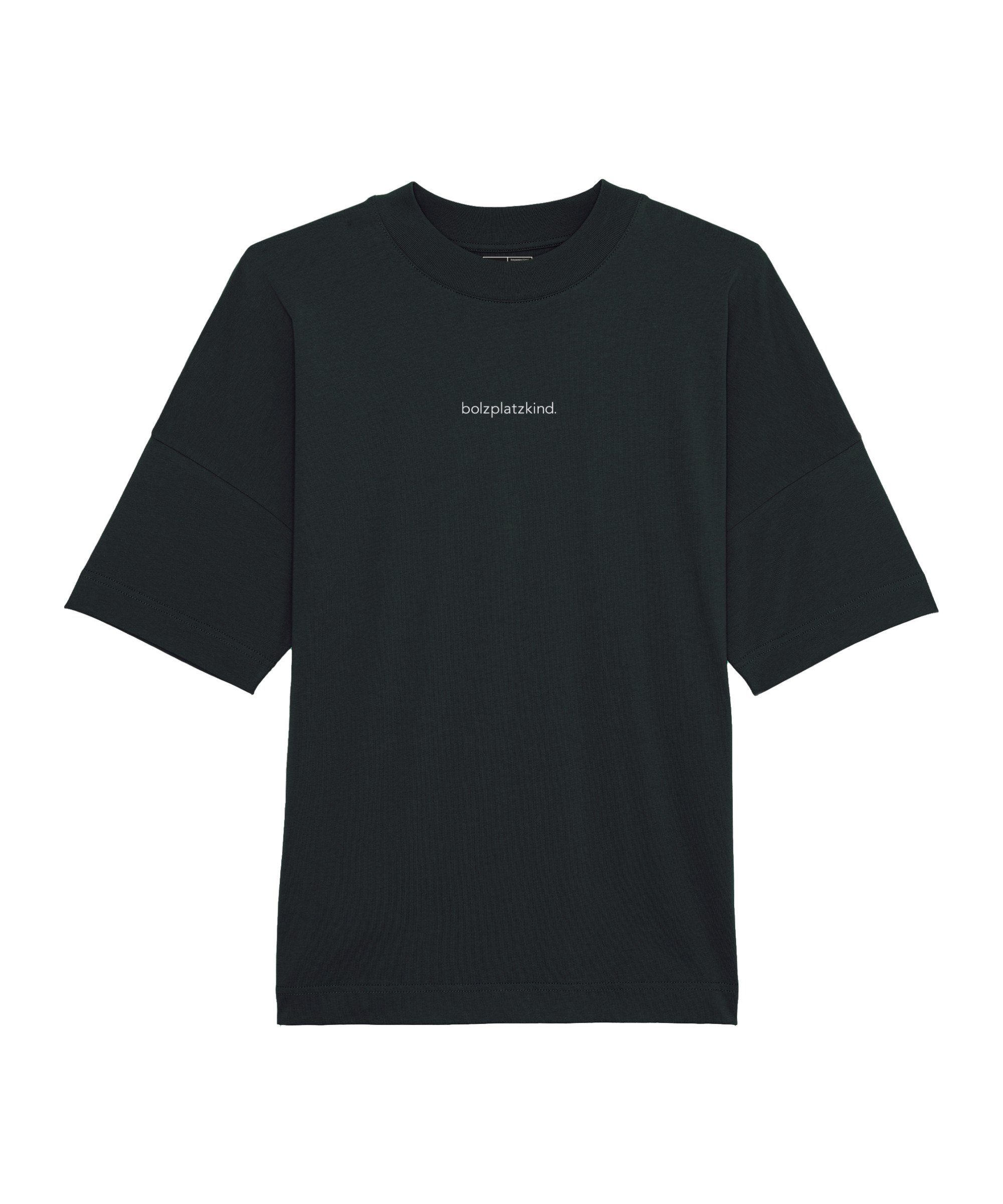 T-Shirt "Friendly-Leader" T-Shirt Bolzplatzkind Oversize schwarzweiss default
