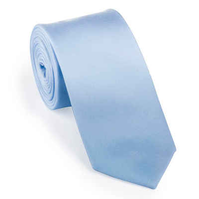 UNA Krawatte »Krawatte - Plain - 5cm - Seide«
