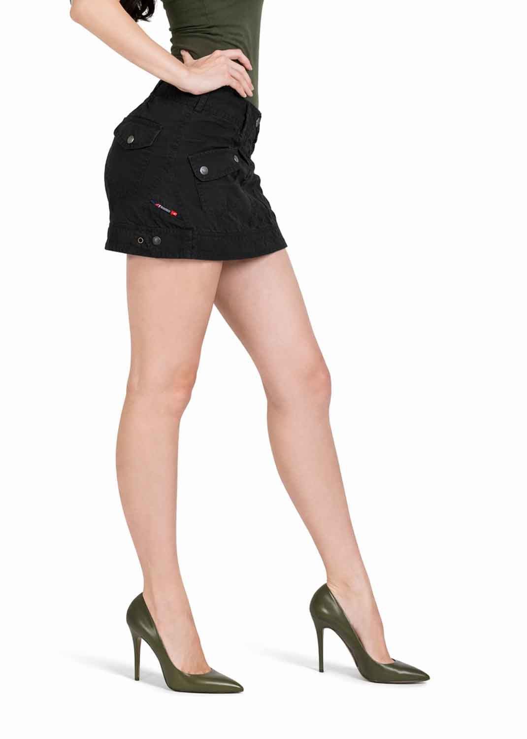 Diesel Cargorock Diesel Zihua Gonna Damen Super Minirock A-Linie