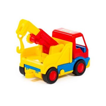 Polesie Spielzeug-Auto Spielzeug Abschleppwagen 37633, Abschlepphaken, Kran, 19 x 10 x 12 cm