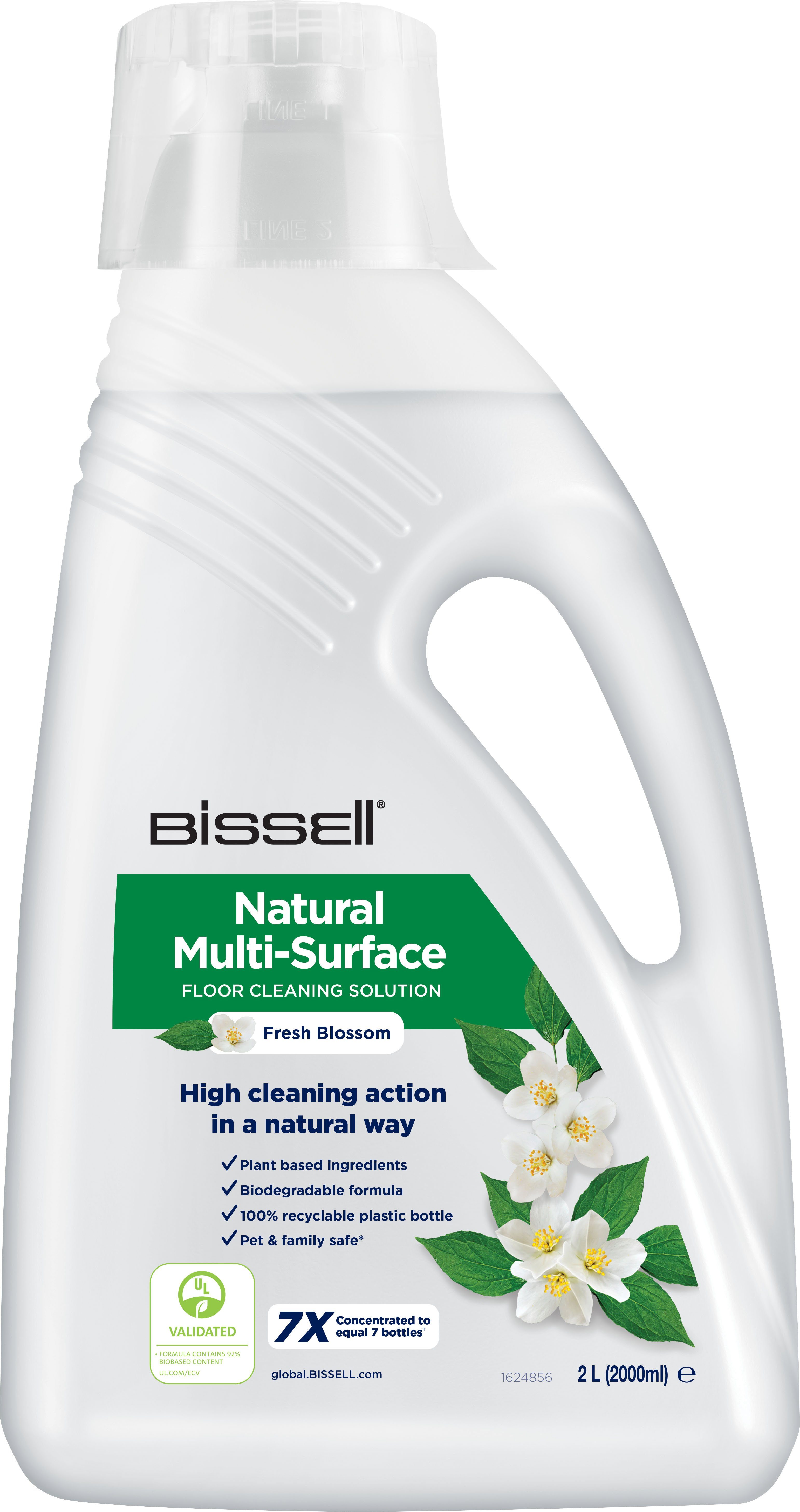 Détergent BISSELL Natural Multi-Surface 2 Litre pour laveuse