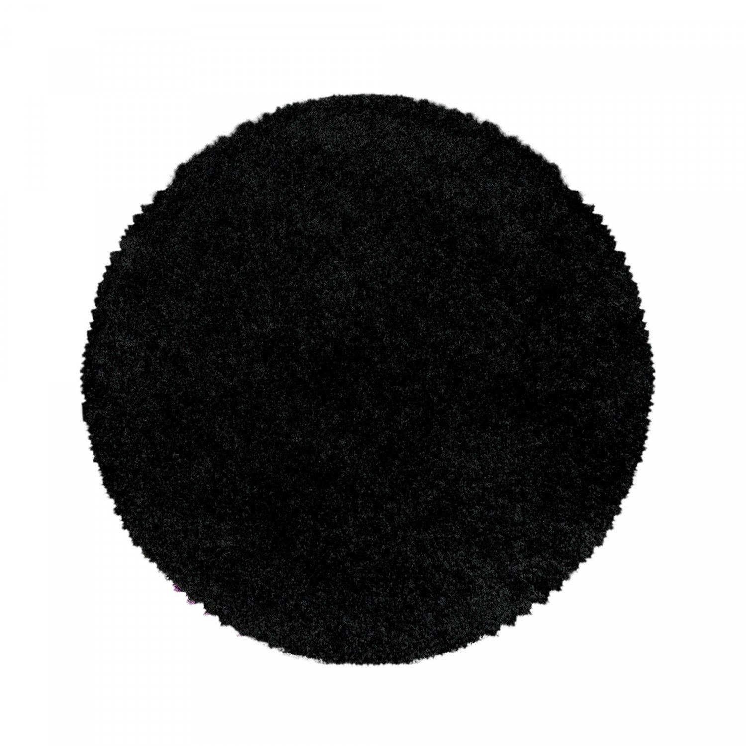 schwarz rund, modern 30 Rund, mm mm, 30 Giantore, Höhe: Florhöhe Hochflor-Teppich