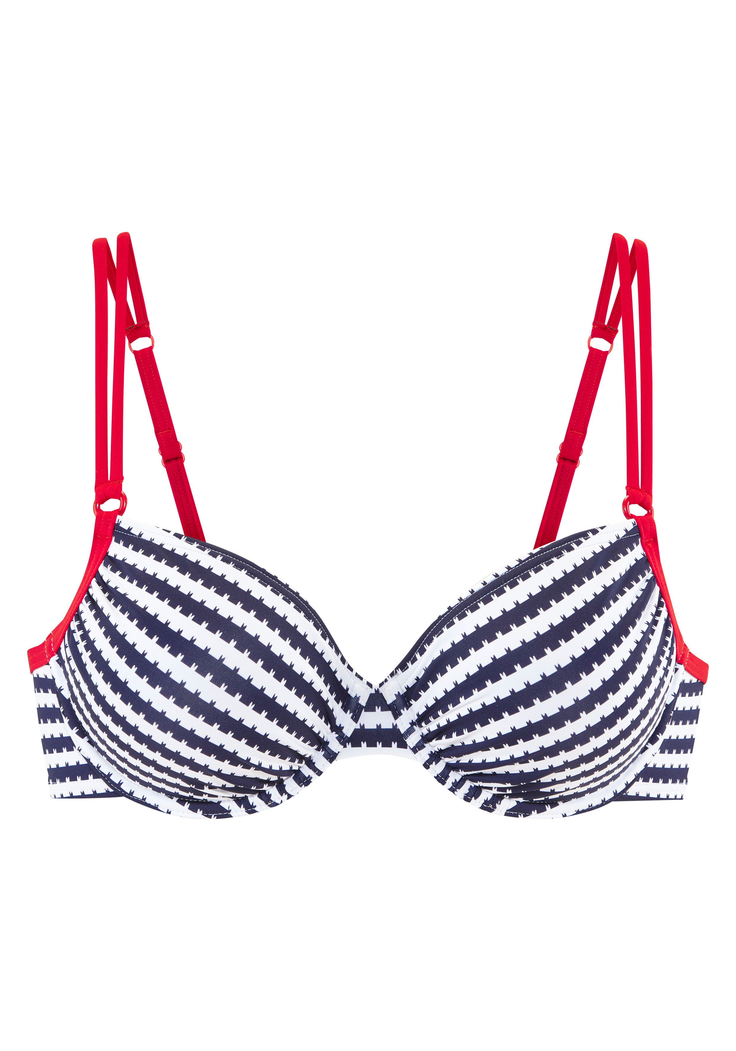 s.Oliver Bügel-Bikini-Top Elain, mit kontrastfarbigen Zierringen. € 44,99