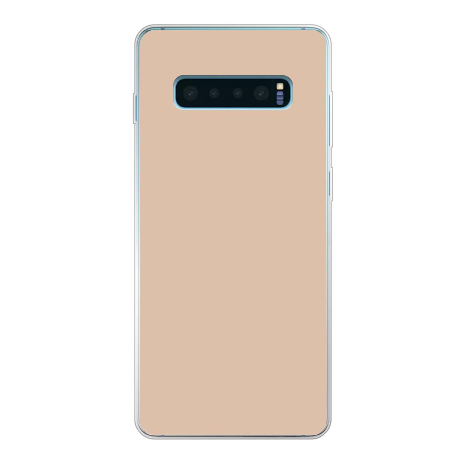 Handyhülle für Samsung Galaxy S10 Plus Beige - Farben - Unifarben
