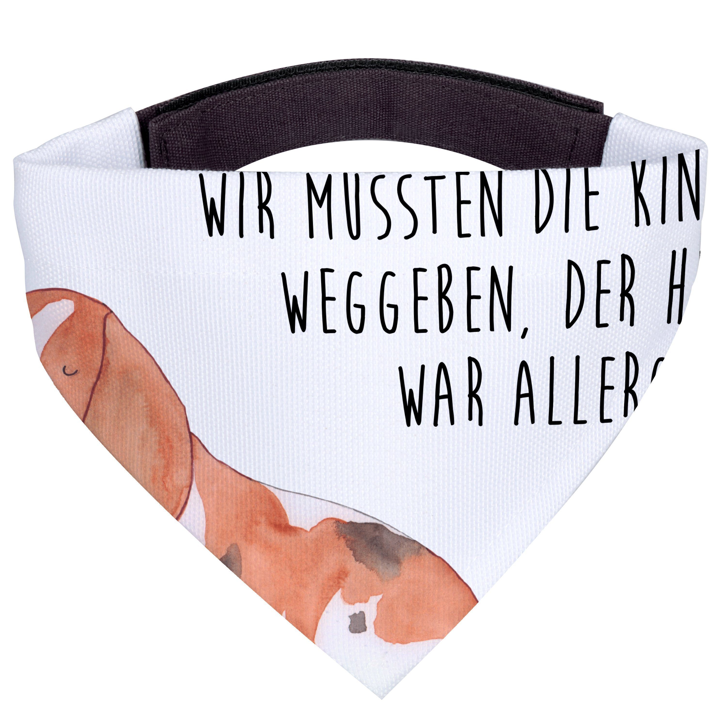Hundefliege Hund Basset Hound - Weiß - Geschenk, Hundemama, groß, Sprüche, süß, H