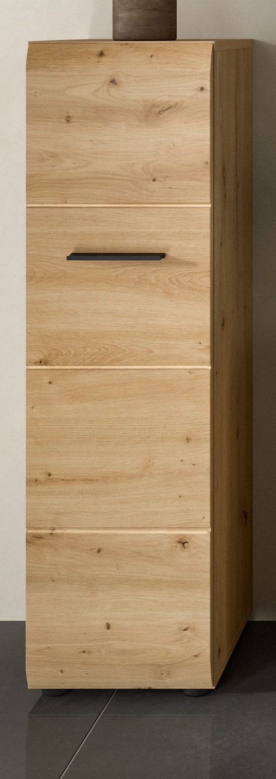 Inn.Furn Badkommode Cover (Badschrank in Eiche Artisan, 30 x 106 cm), als Hängeschrank oder stehend