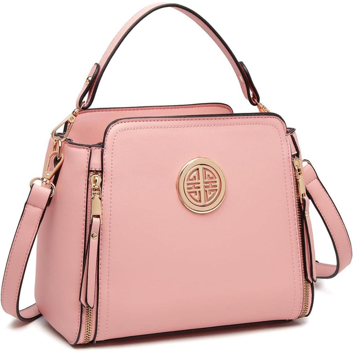 LuxusKollektion Handtasche Umhängetasche Damen Schultertasche Crossbody Handtasche in Rosa