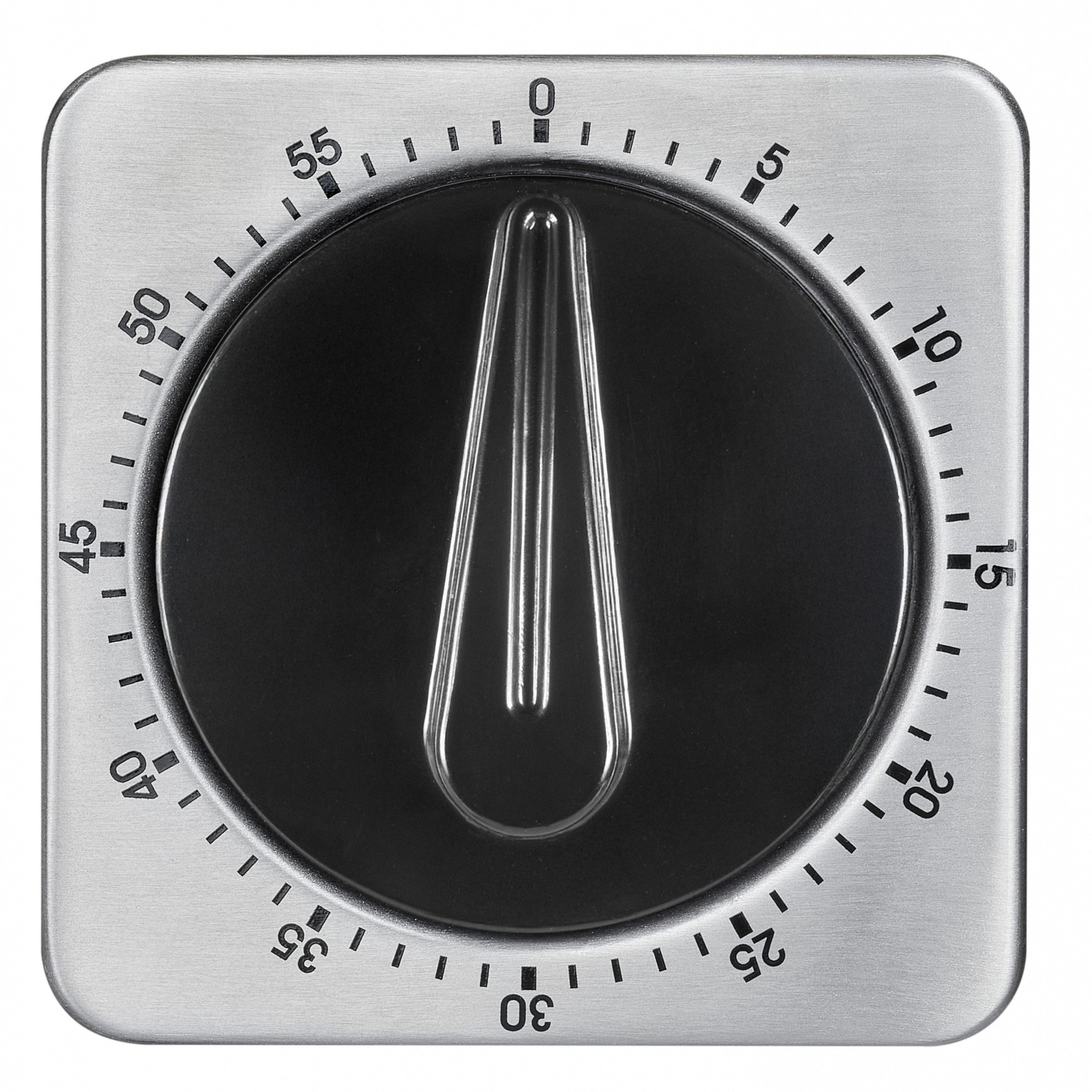 TFA Dostmann Eieruhr 38.1043.01 Analoger Küchen-Timer, Edelstahlfront, bis 60 min