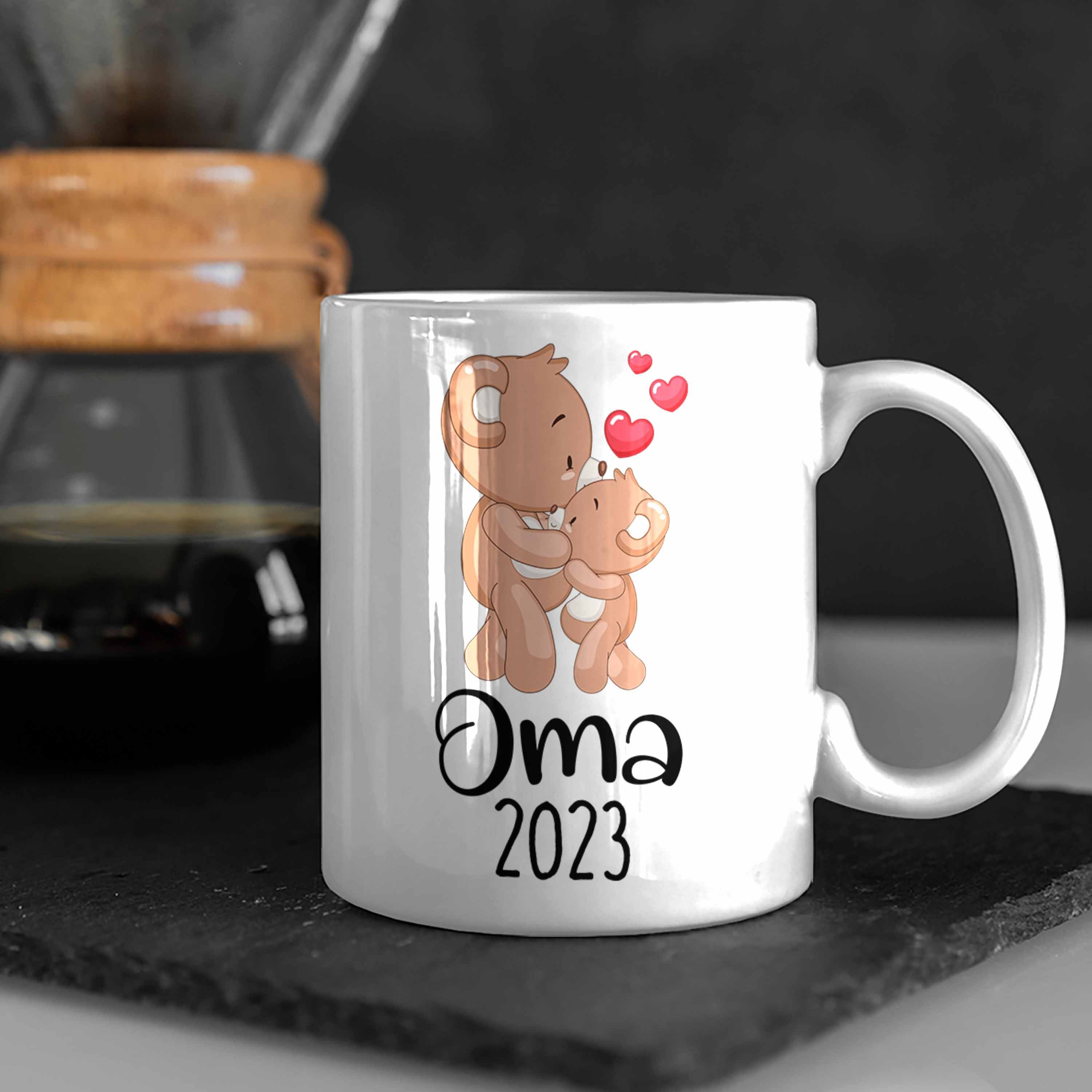 2023 Wirst Tasse Trendation Trendation Oma Du - Schwangerschaft Tasse Weiss Geschenk