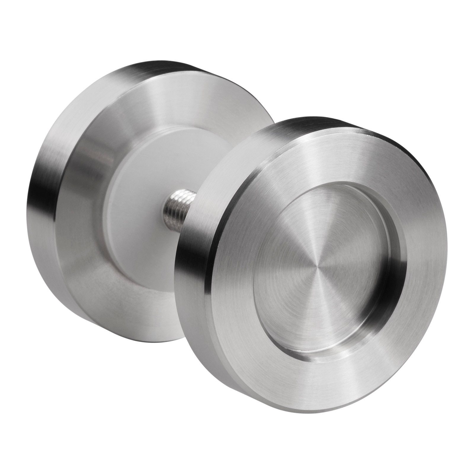 SO-TECH® Schiebetürmuschel 1 Paar Schiebetürgriff ENISA Ø 50 mm Edelstahl g günstig online kaufen