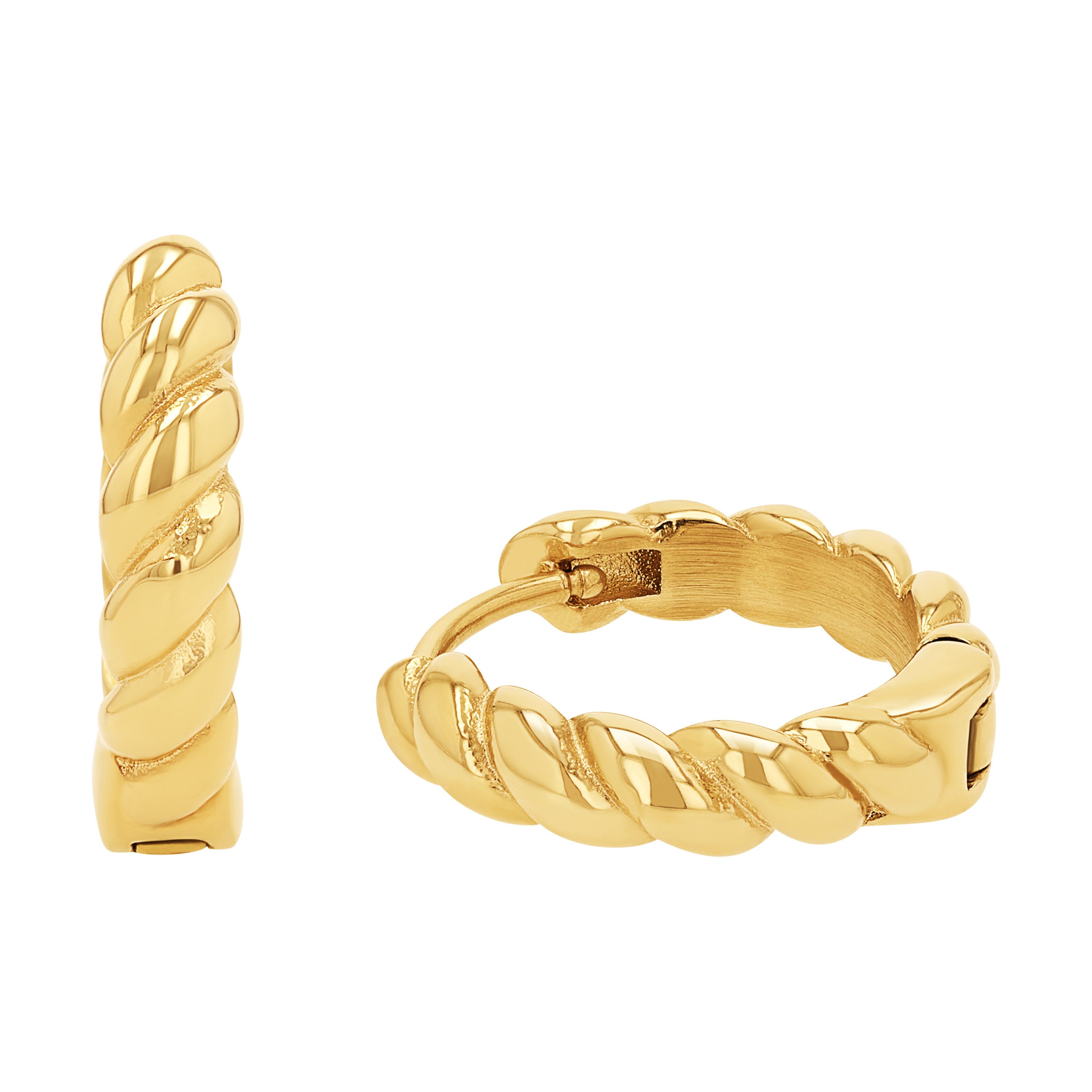 JOOP! Paar Creolen Joop! Creolen Anhänger 2040534 Edelstahl Gold plattiert günstig online kaufen