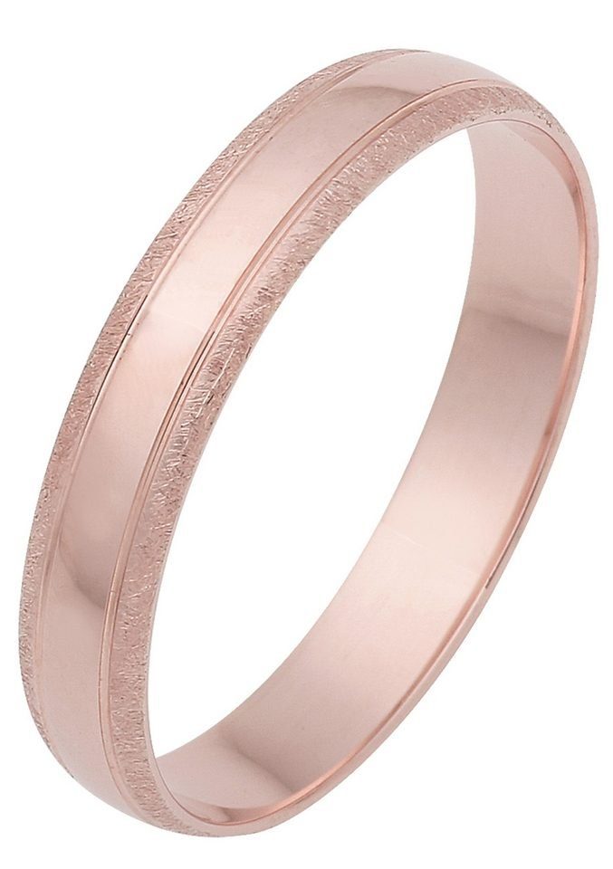 Firetti Trauring Schmuck Geschenk Gold 375 Hochzeit Ehering Trauring "LIEBE", Made in Germany, wahlweise mit oder ohne Brillant