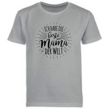 T-Shirt Ich habe die beste Mama der Welt - Jungen Kinder T-Shirt