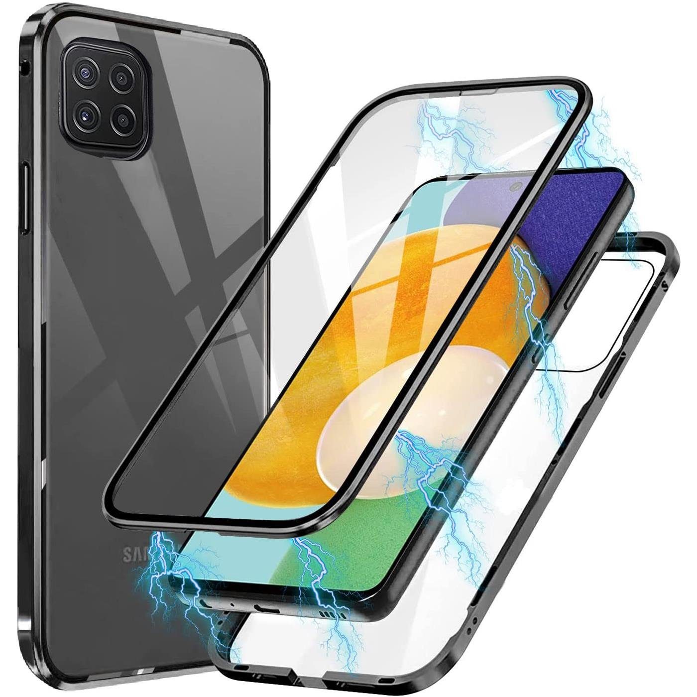 Handyhülle Metall Magnet Handy Case für Samsung Galaxy A22 5G
