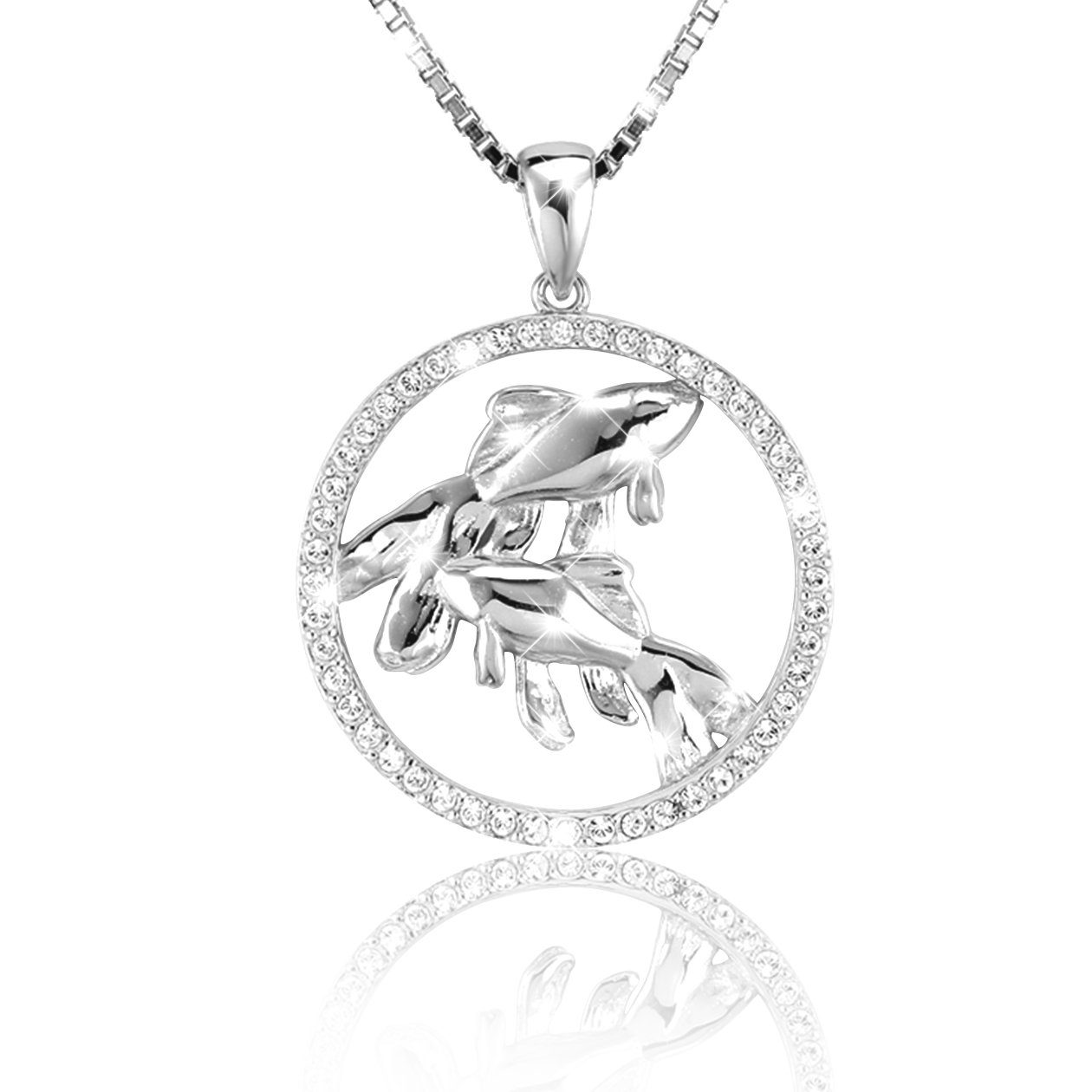 PAVELS Kette mit Anhänger Shine Fische, Damen Halskette für das Sternzeiche günstig online kaufen