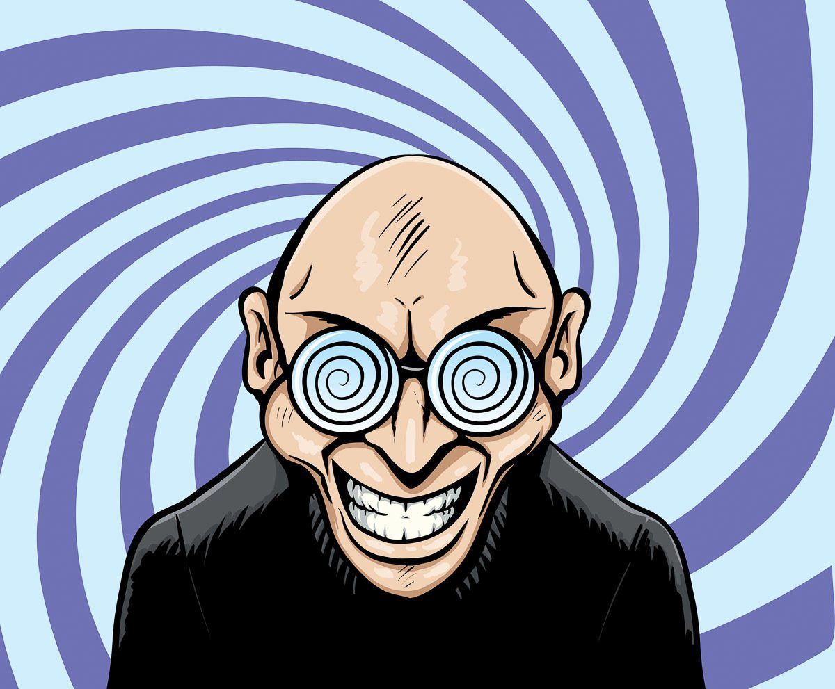 Papermoon Fototapete Hypno Googles Man