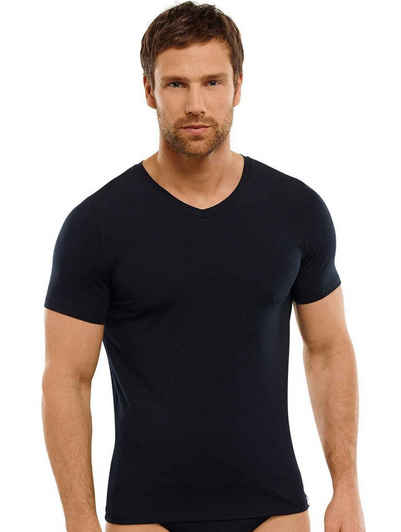 Schiesser Unterziehshirt T-Shirt, V-Ausschnitt (1-St)