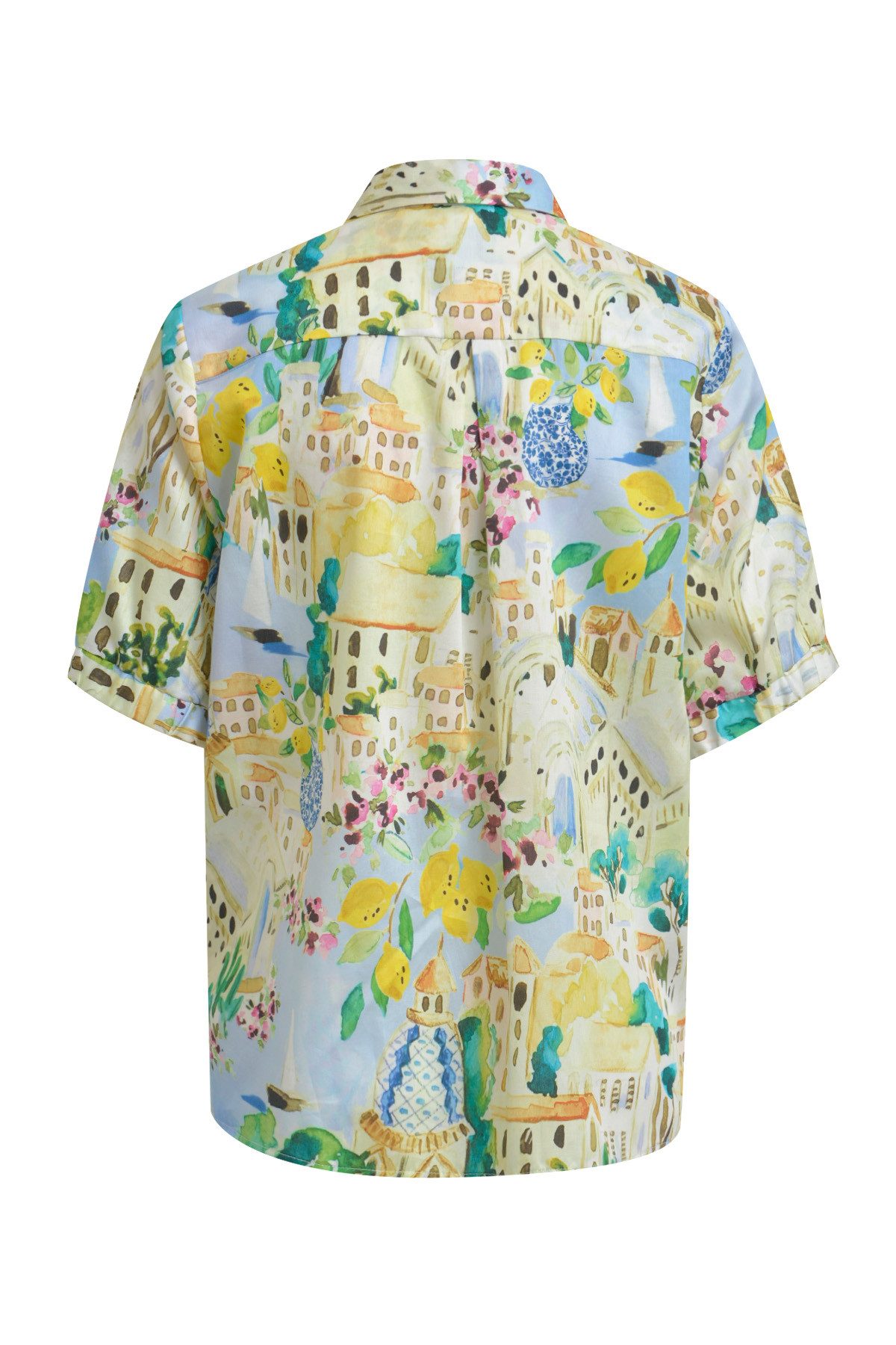 Milano Italy Hemdbluse SHIRT BLOUSE 1/2 SLE