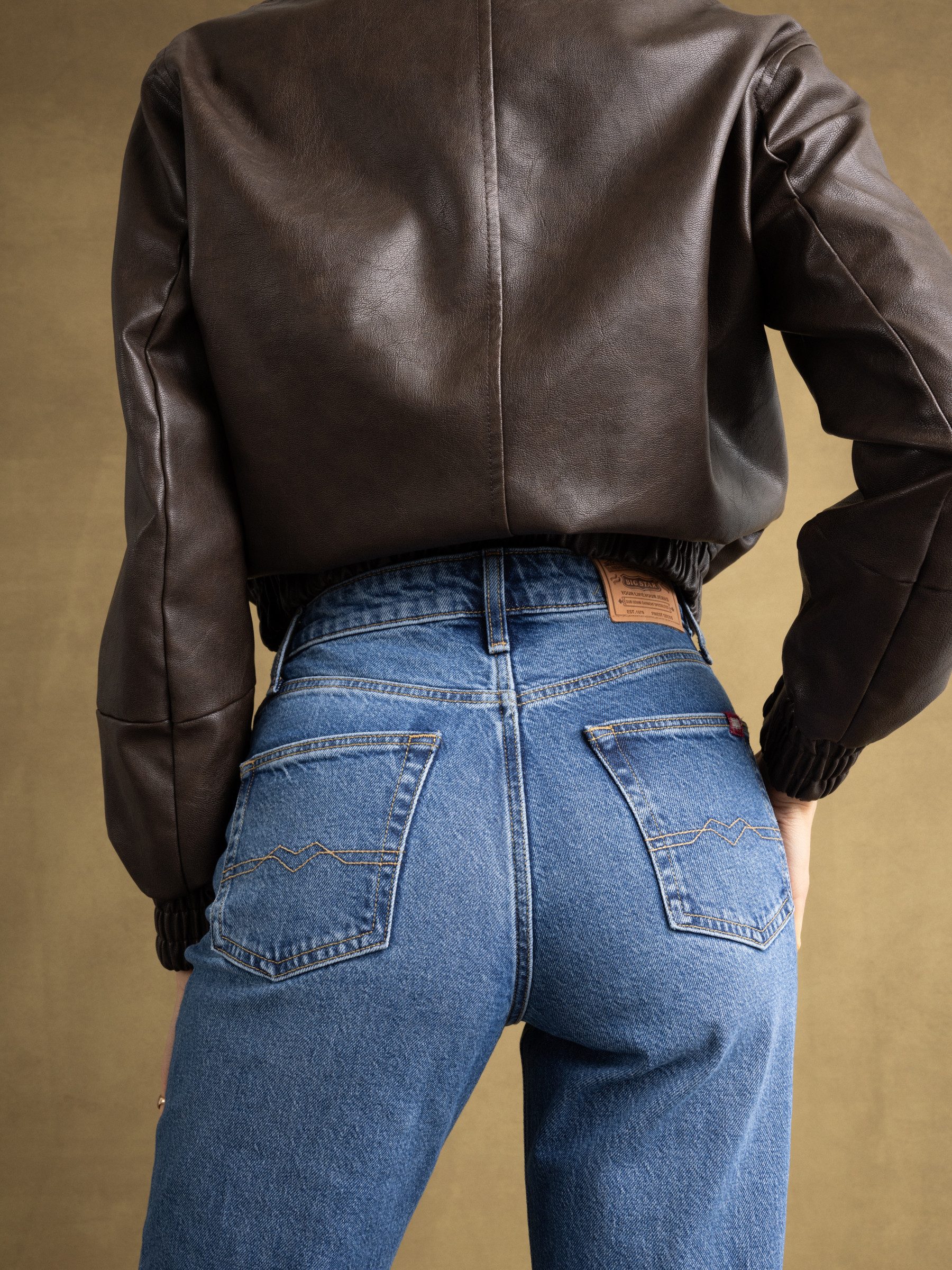 BIG STAR Straight-Jeans CHARLOTTE hohe Leibhöhe