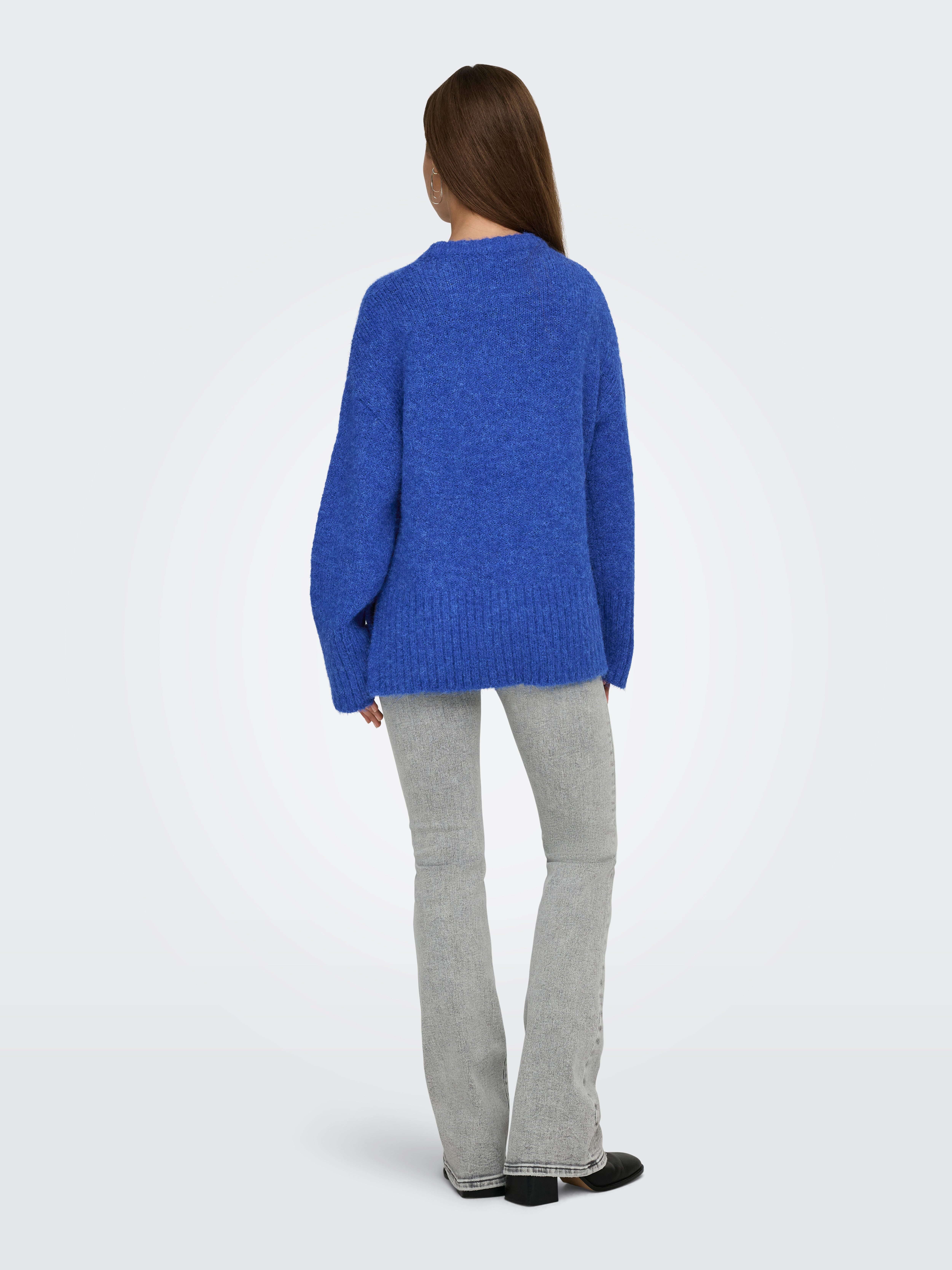 ONLY Rundhalspullover ONLMAGGIE LIFE LS LOOSE ONEK CC KNT – Bild 5 von 5