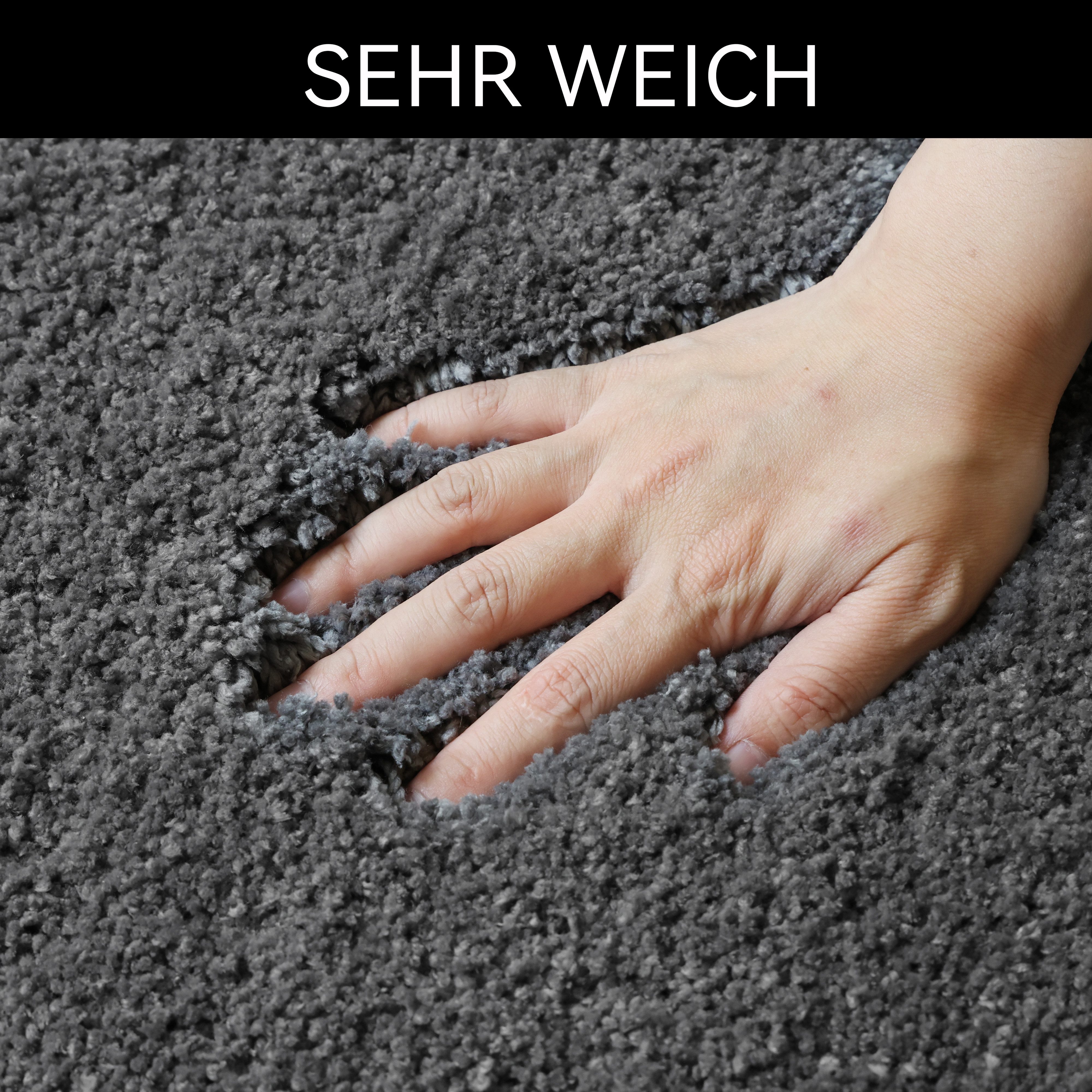 OTTO home Badematte Sanremo Premium, Badvorleger, Badezimmer Teppich, sehr weich, Höhe 35 mm, rutschhemmend beschichtet, schnell trocknend, fußbodenheizungsgeei – Bild 5 von 5