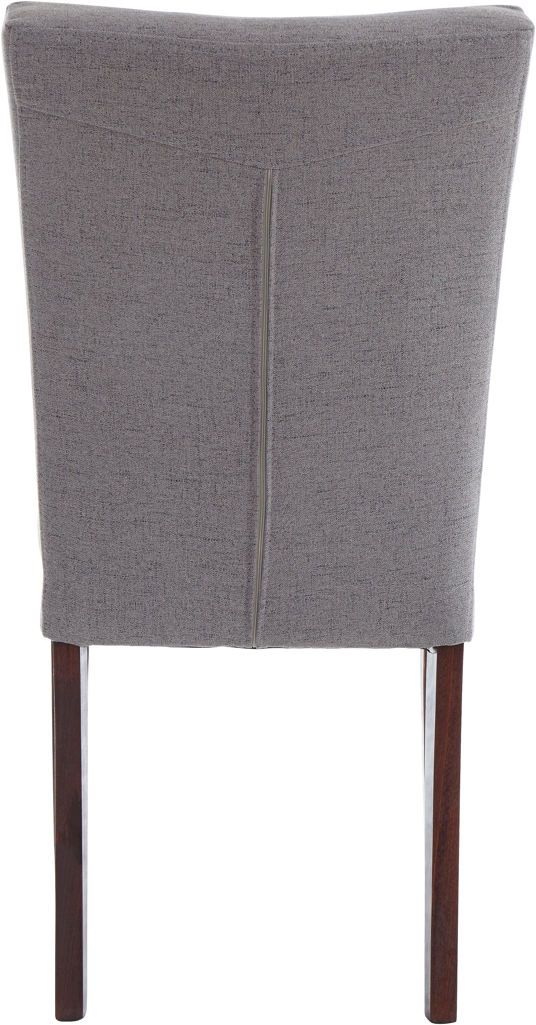 Home affaire Esszimmerstuhl Zena (Set, 2 St), Gestell aus Massivholz, Polst günstig online kaufen