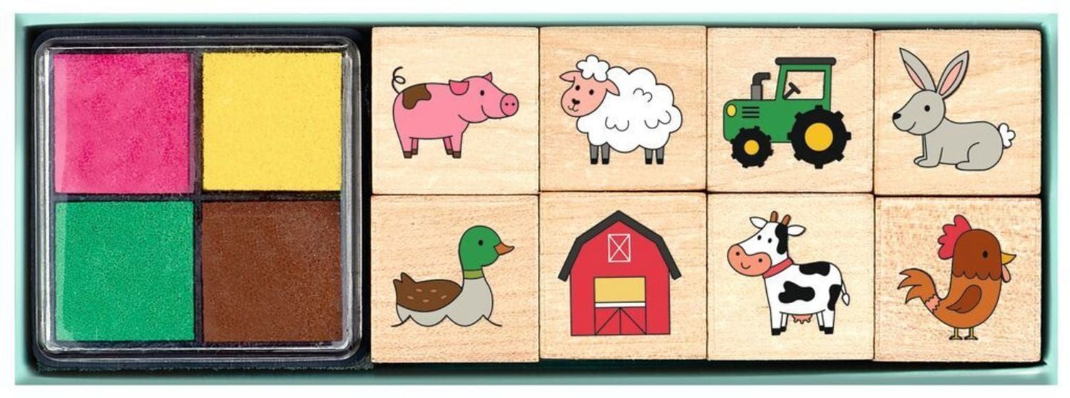 Moses. Verlag Stempel Stempelset Bauernhof