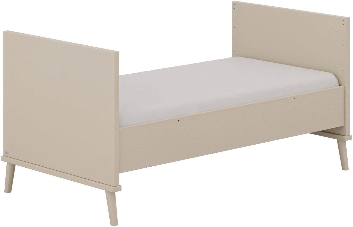 PAIDI Umbauseiten EEFJE für den Umbau vom Babybett zum Juniorbett, Erweiterungs-Set Kinderbett 70x140cm in Beige