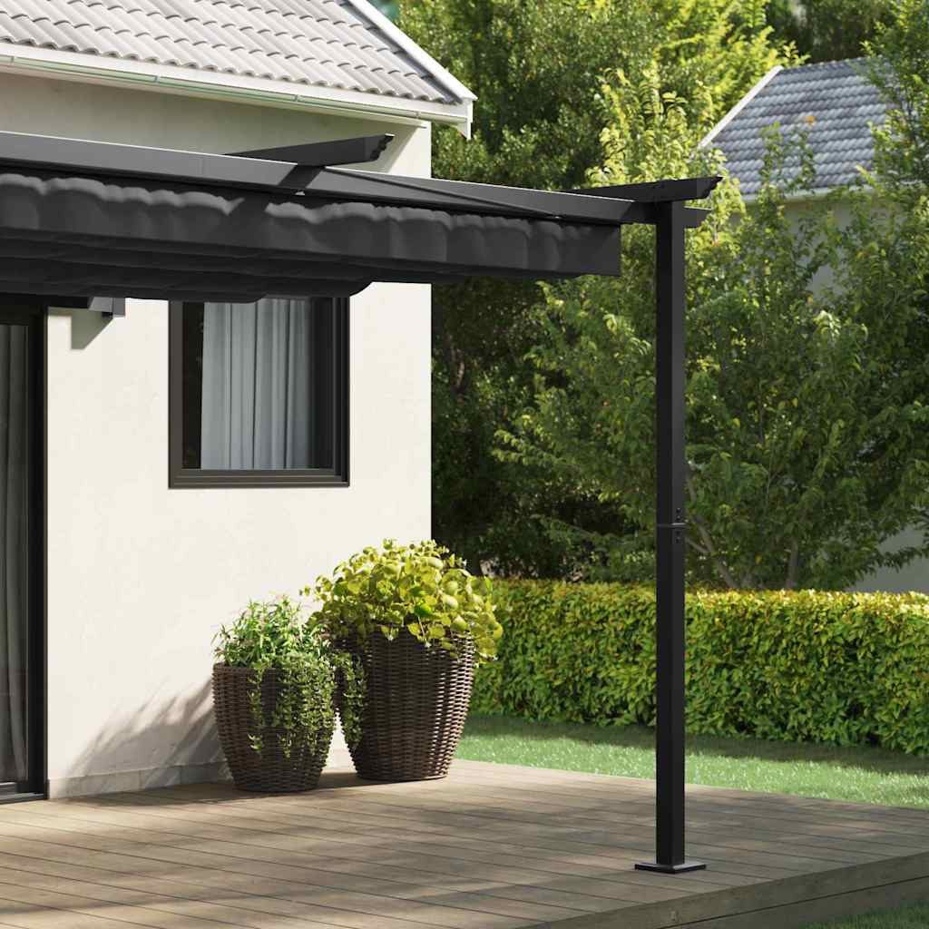 vidaXL Partyzelt Pavillon 300 x 300 x 200 cm Anthrazit Polyester