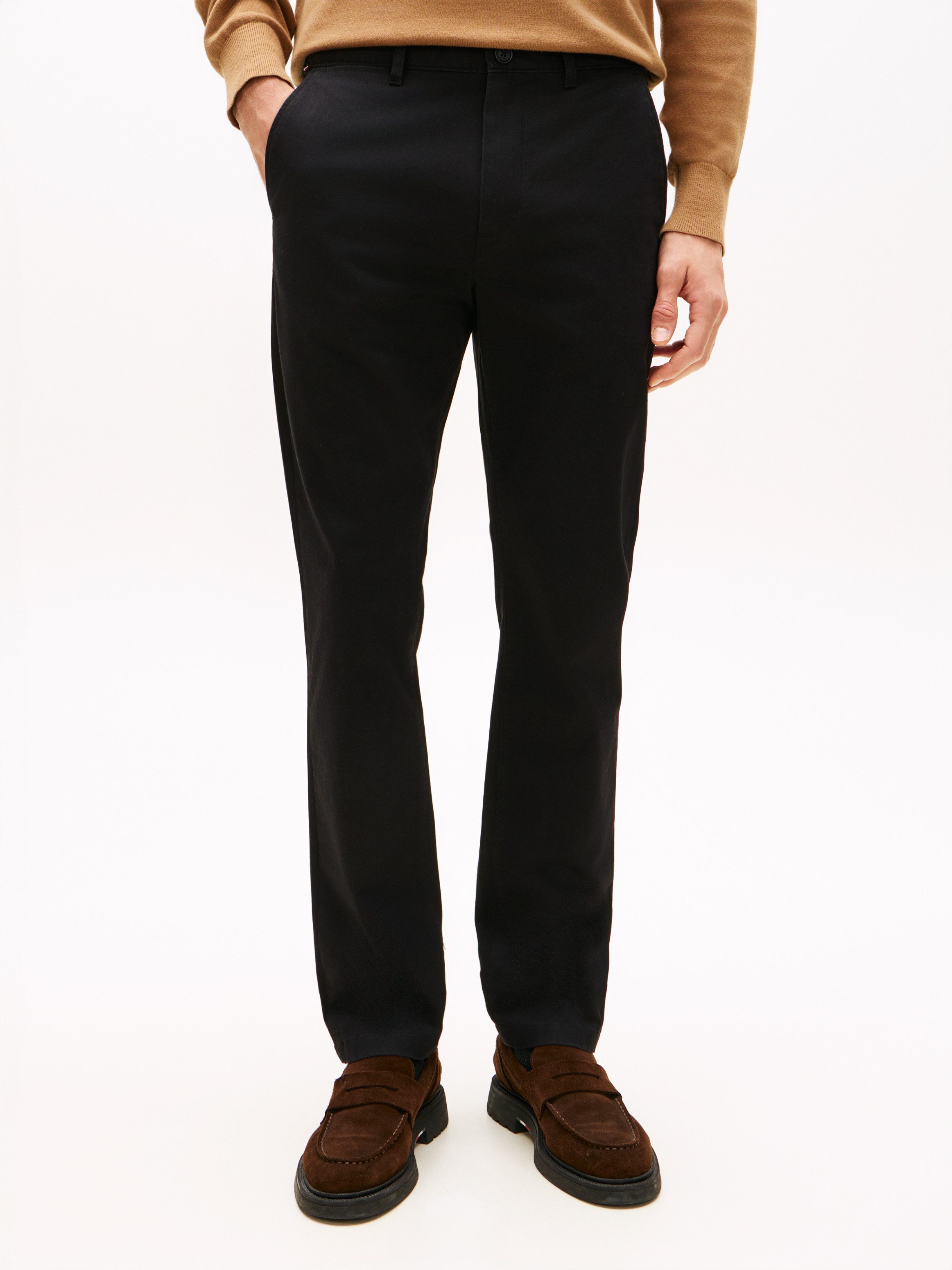 Tommy Hilfiger Chinohose DENTON ESSENTIAL Gerades Bein, Schlichte Optik