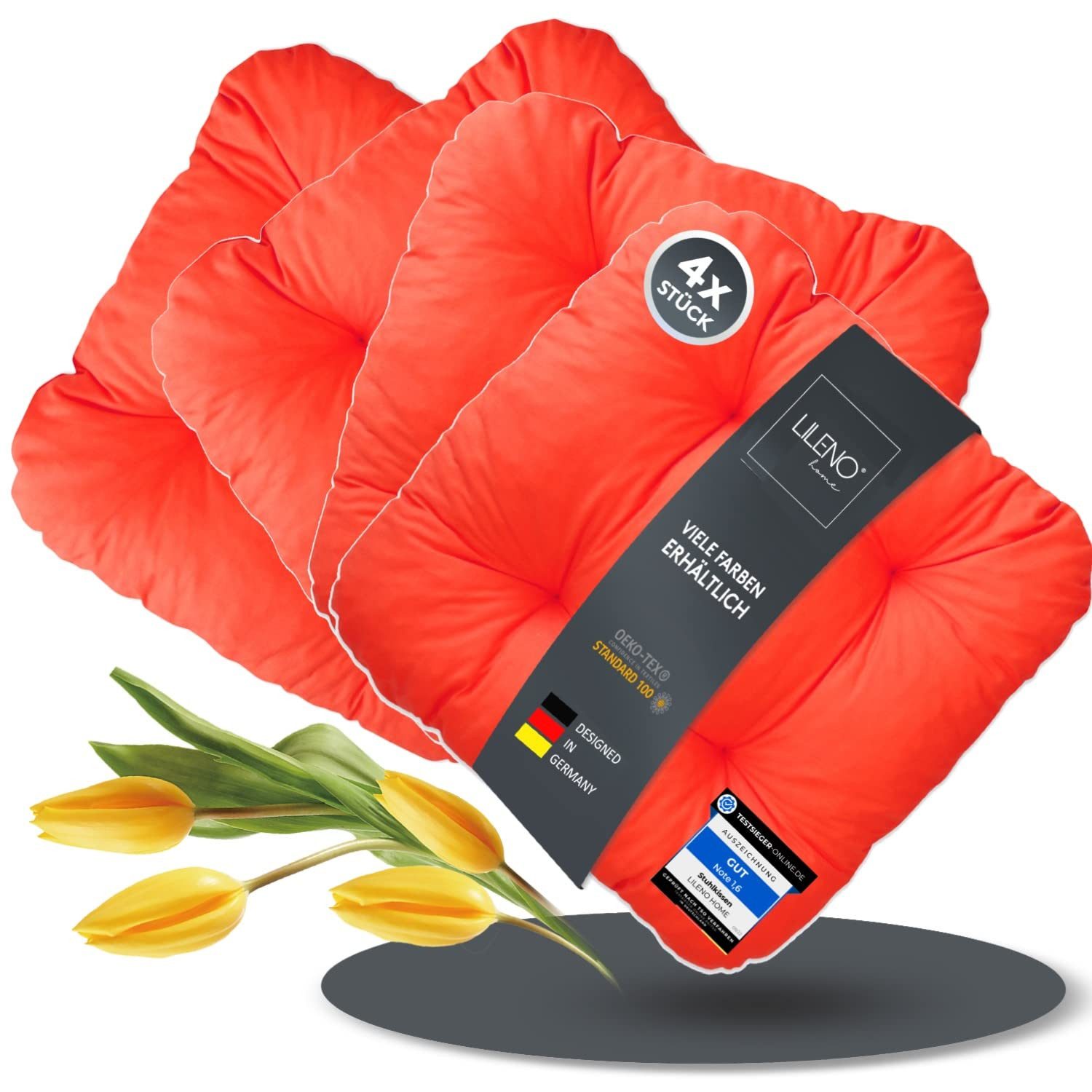 LILENO HOME Stuhlkissen Sitzkissen für Gartenstuhl, günstig online kaufen