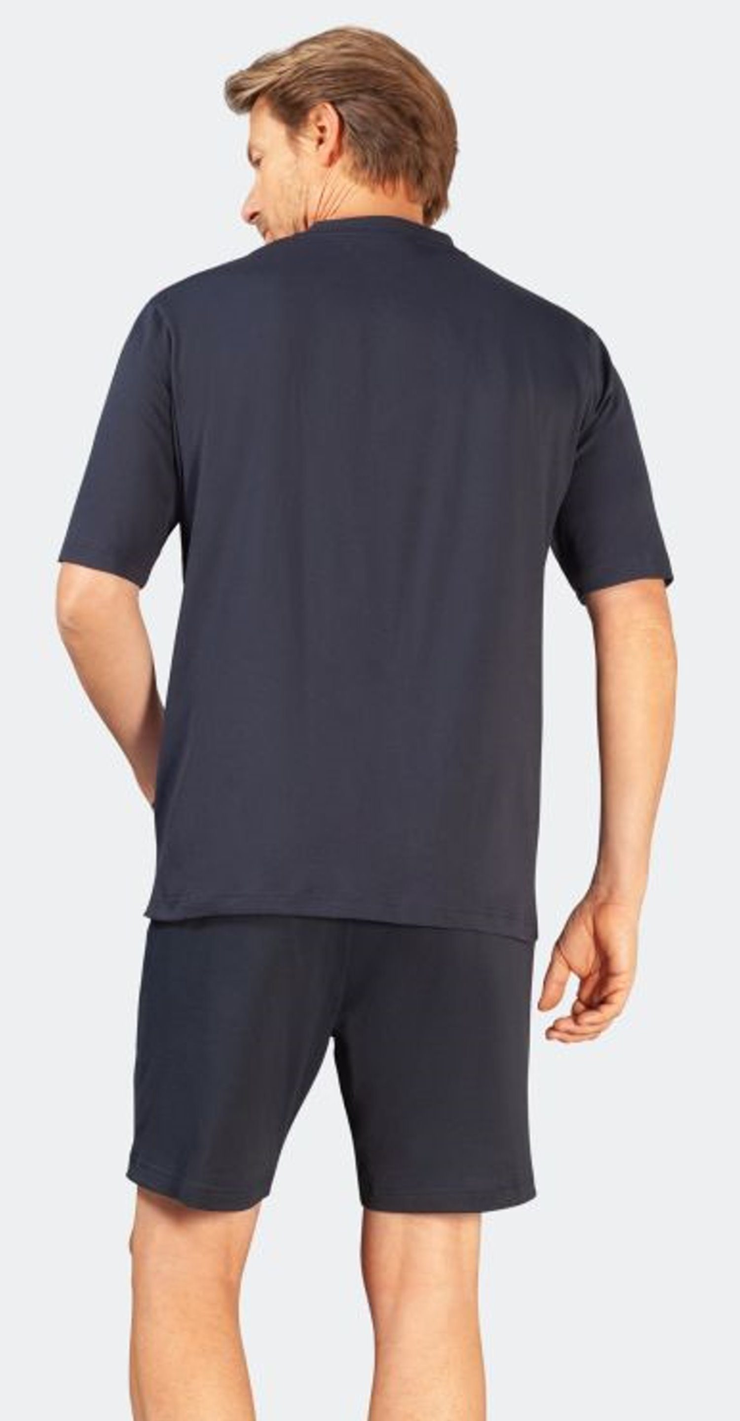 Hajo Shorty Herren Schlafanzug kurz (2 tlg) Modisches Design