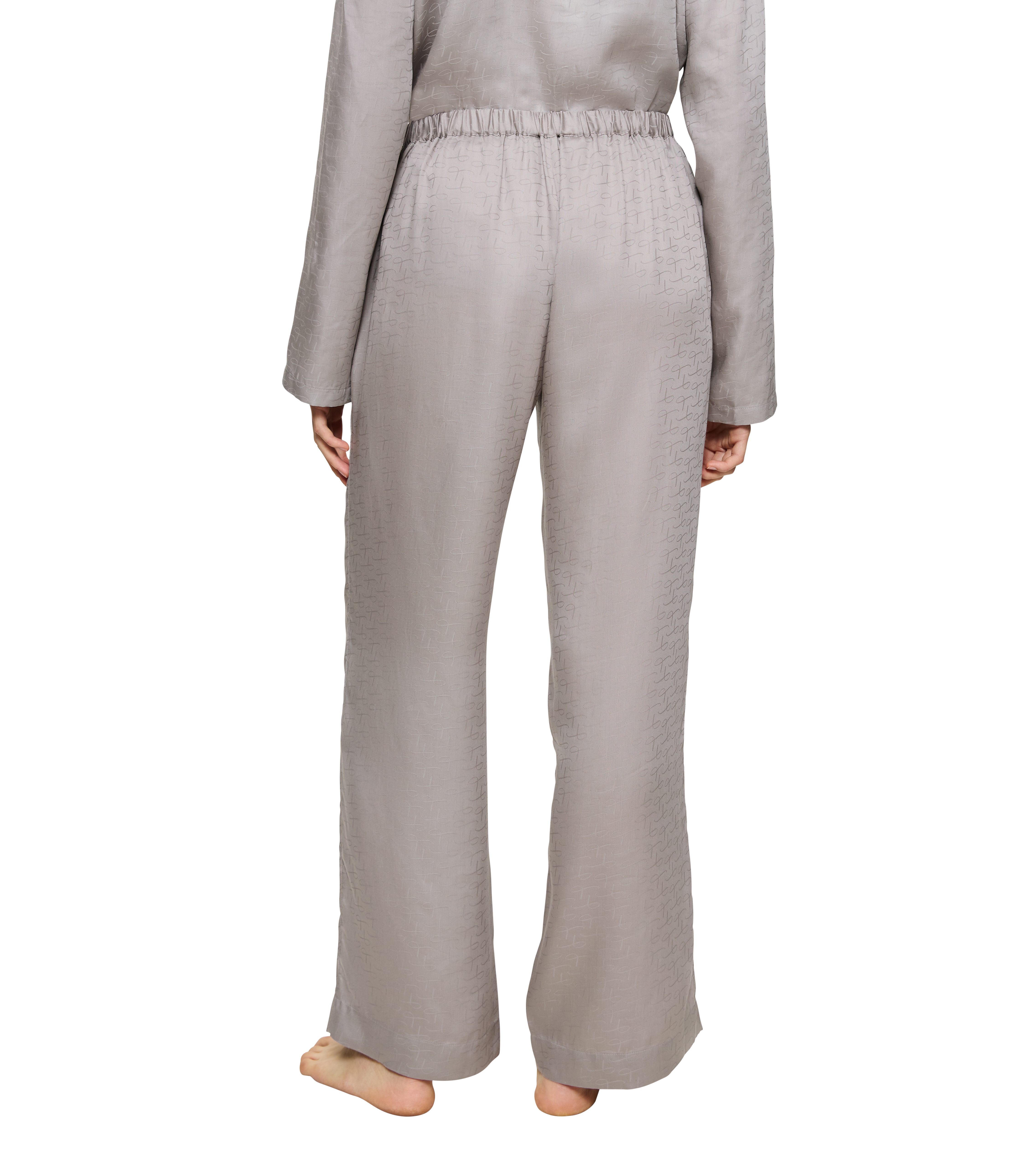 Triumph Homewearhose Silky Sensuality Trousers mit Monogram-Jaquard