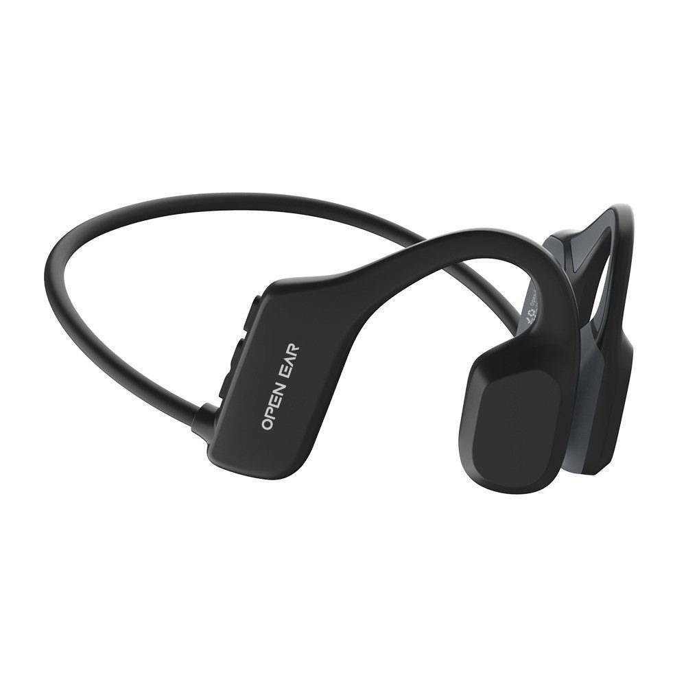 GelldG Knochenschall Kopfhörer, Schwimmen Kopfhörer schwarz Kopfhörer, Bluetooth-Kopfhörer Bluetooth