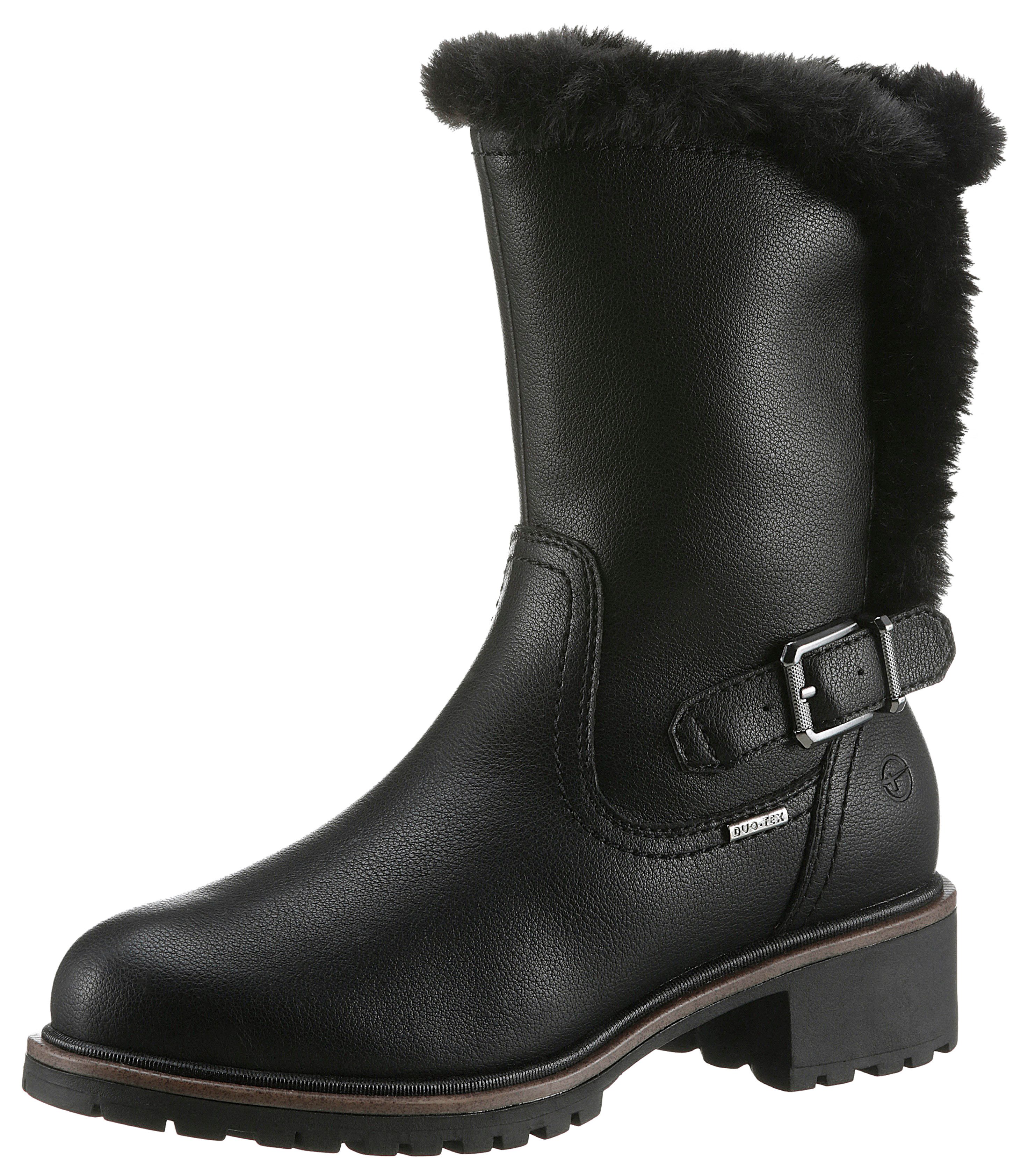 Tamaris Winterstiefelette, Blockabsatz, mit Touch It-Ausstattung, vegane Verarbeitung