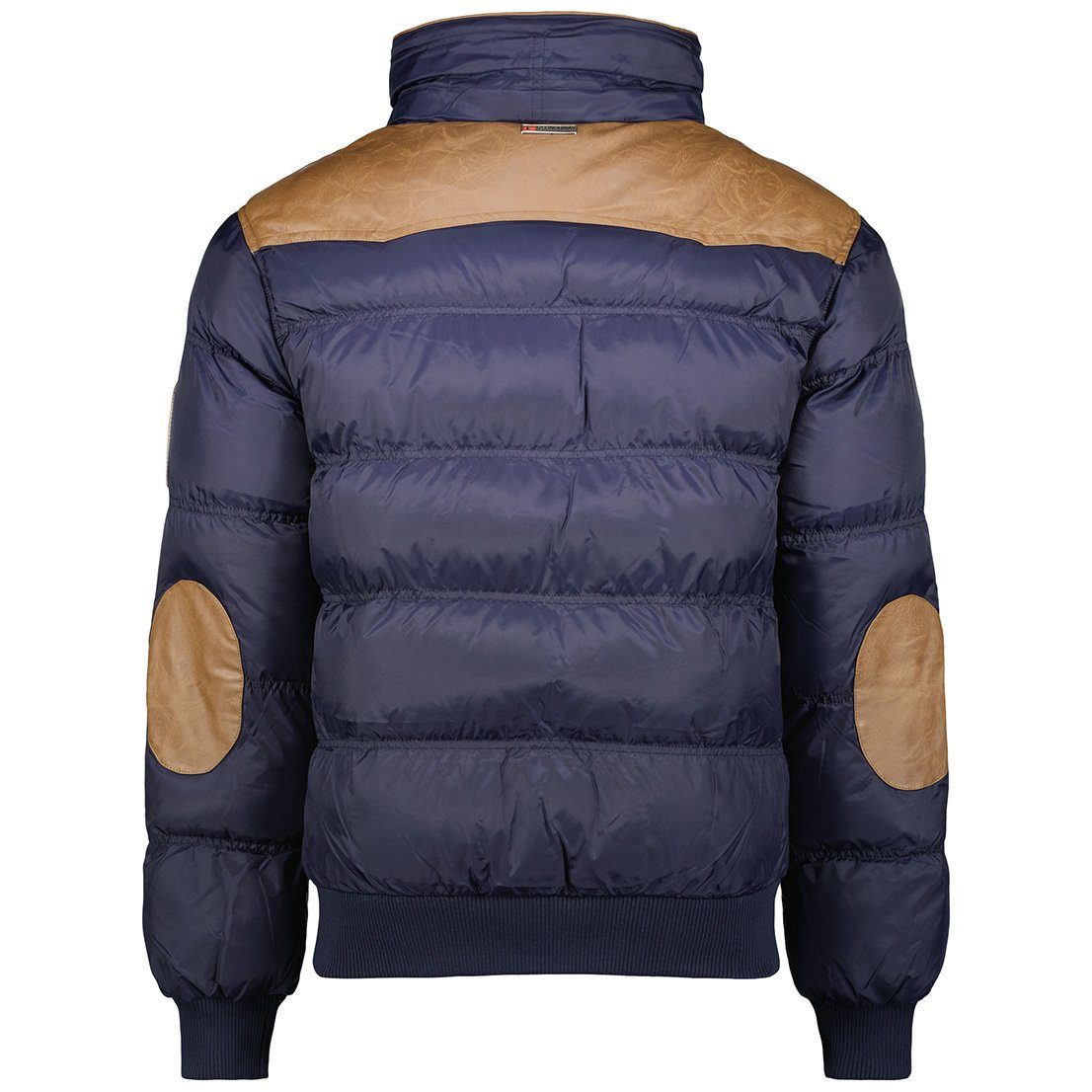 Geographical Norway Winterjacke Herren brabramovitch Outdoor Gefüttert Navy Jacke (1-St)