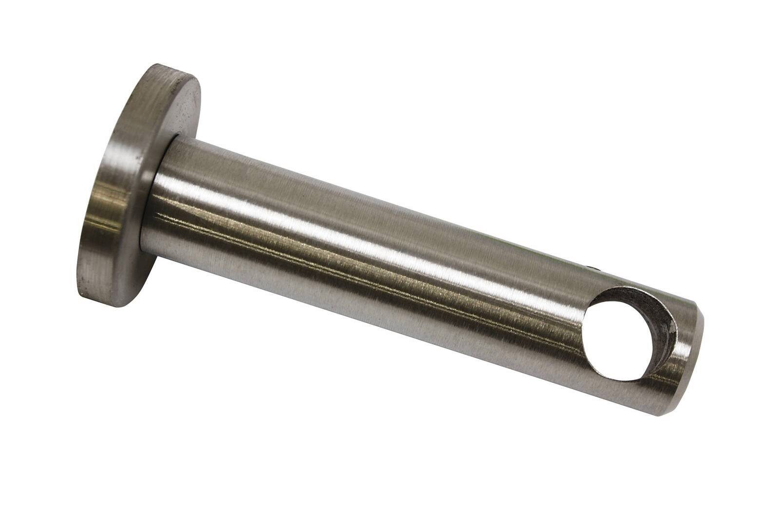 GARDINIA Gardinenstange Gardinia, M trg 7 edelstahl, silberfarben, Wandmontage