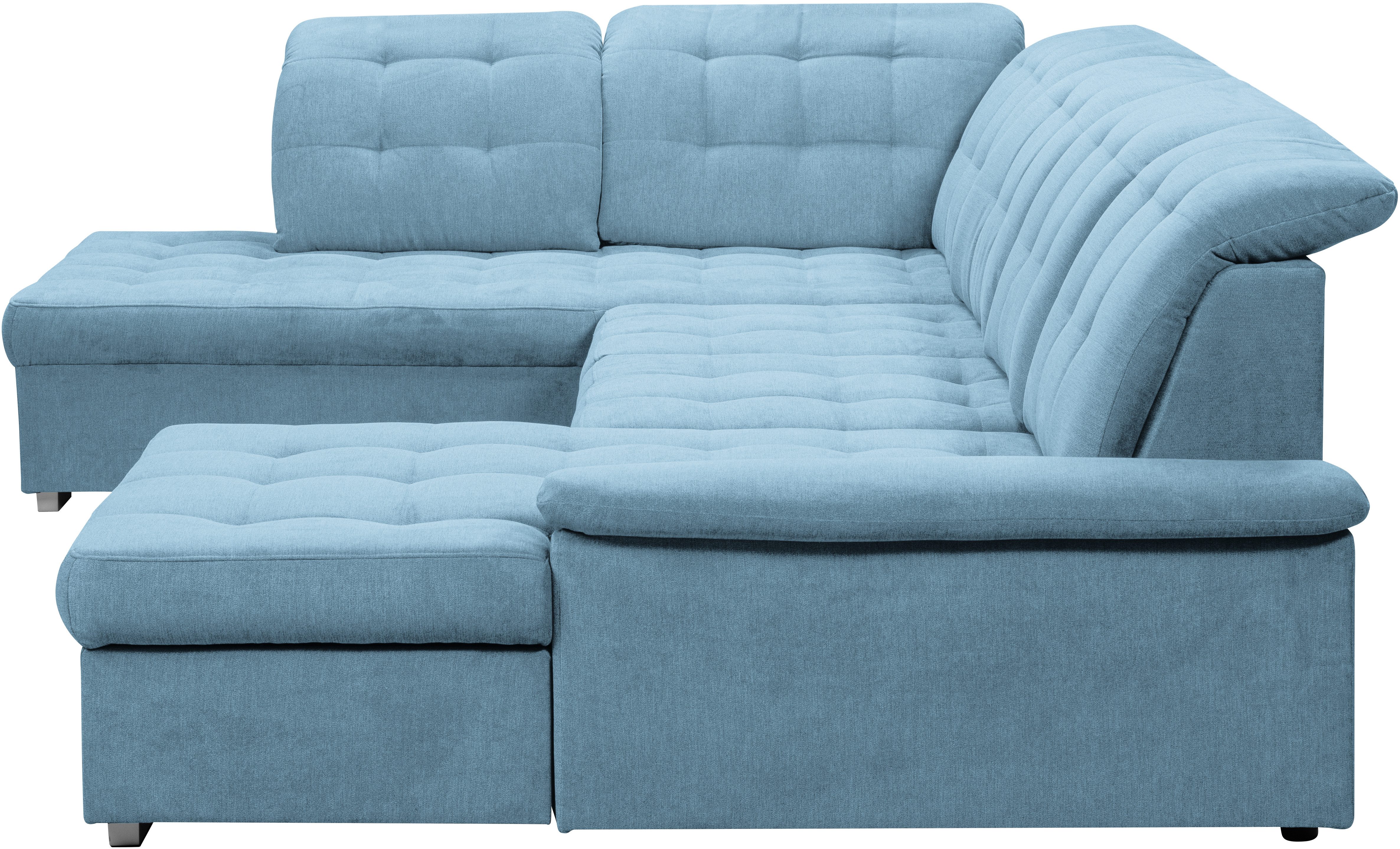 WERK2 Wohnlandschaft Kordula-New Multifunktion Couch, Breite 332cm, bequem, U-Form, Sofa in U-Form mit Schlaffunktion & Bettkasten, Schlafcouch