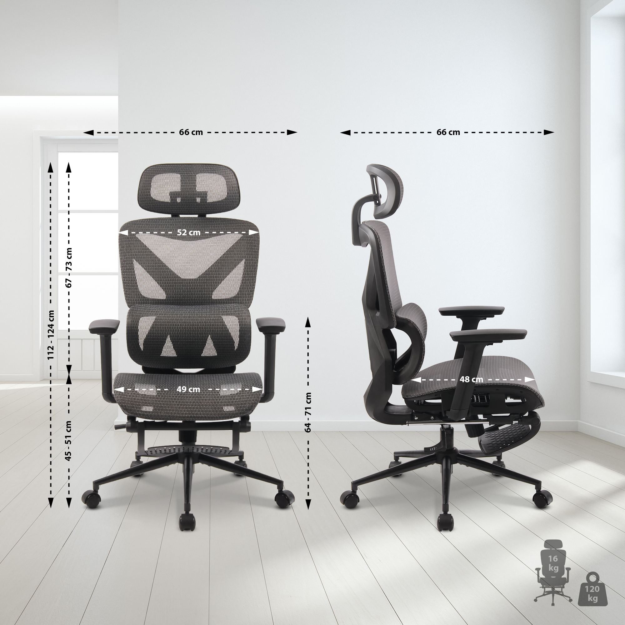 CLP Schreibtischstuhl Reston, Ergonomisch mit Liege- günstig online kaufen