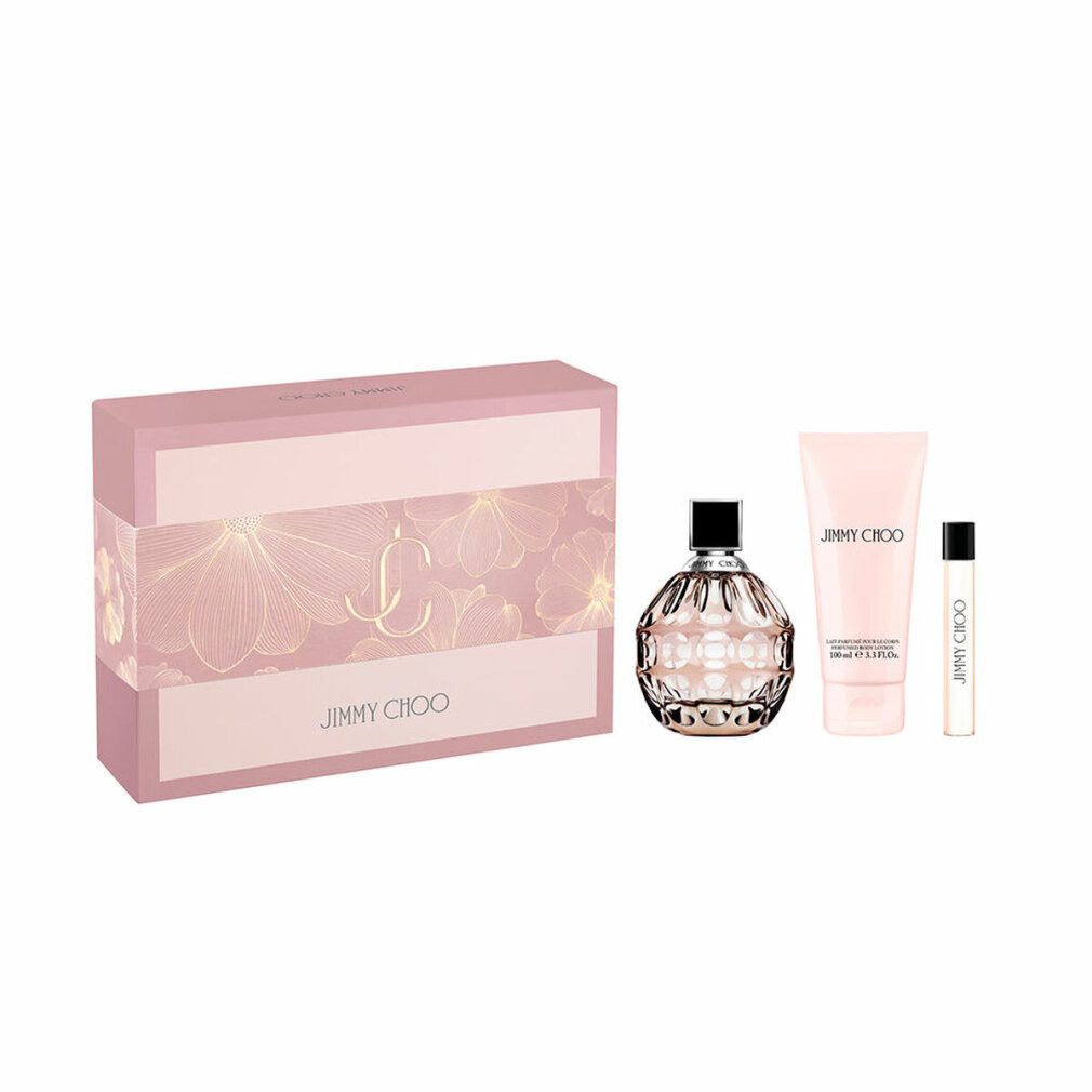 JIMMY CHOO Duft-Set EDP 100 ml+ EDP MINI 7,5 ml+ BL 100 ml (Frau)