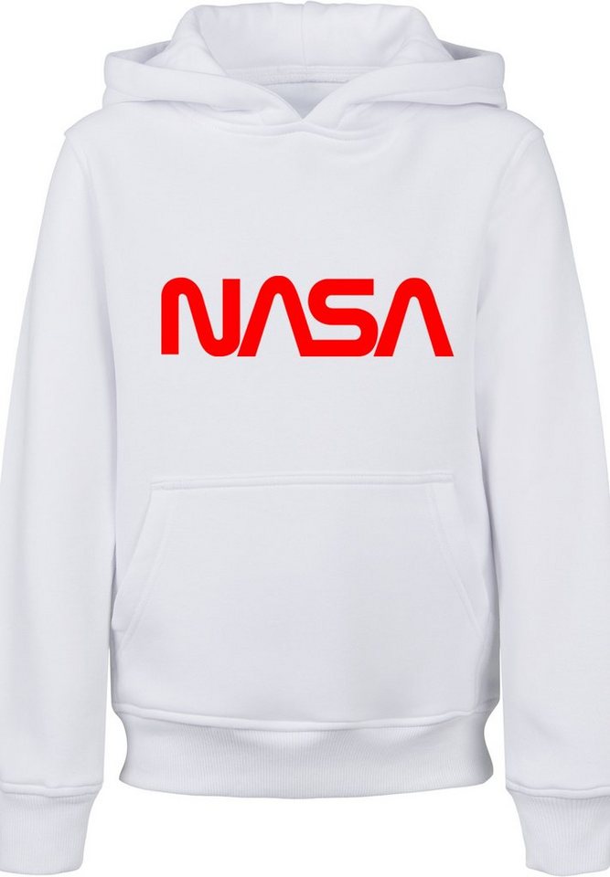 F4NT4STIC Sweatshirt NASA Modern Logo White Unisex Kinder,Premium Merch, Jungen,Mädchen,Bedruckt