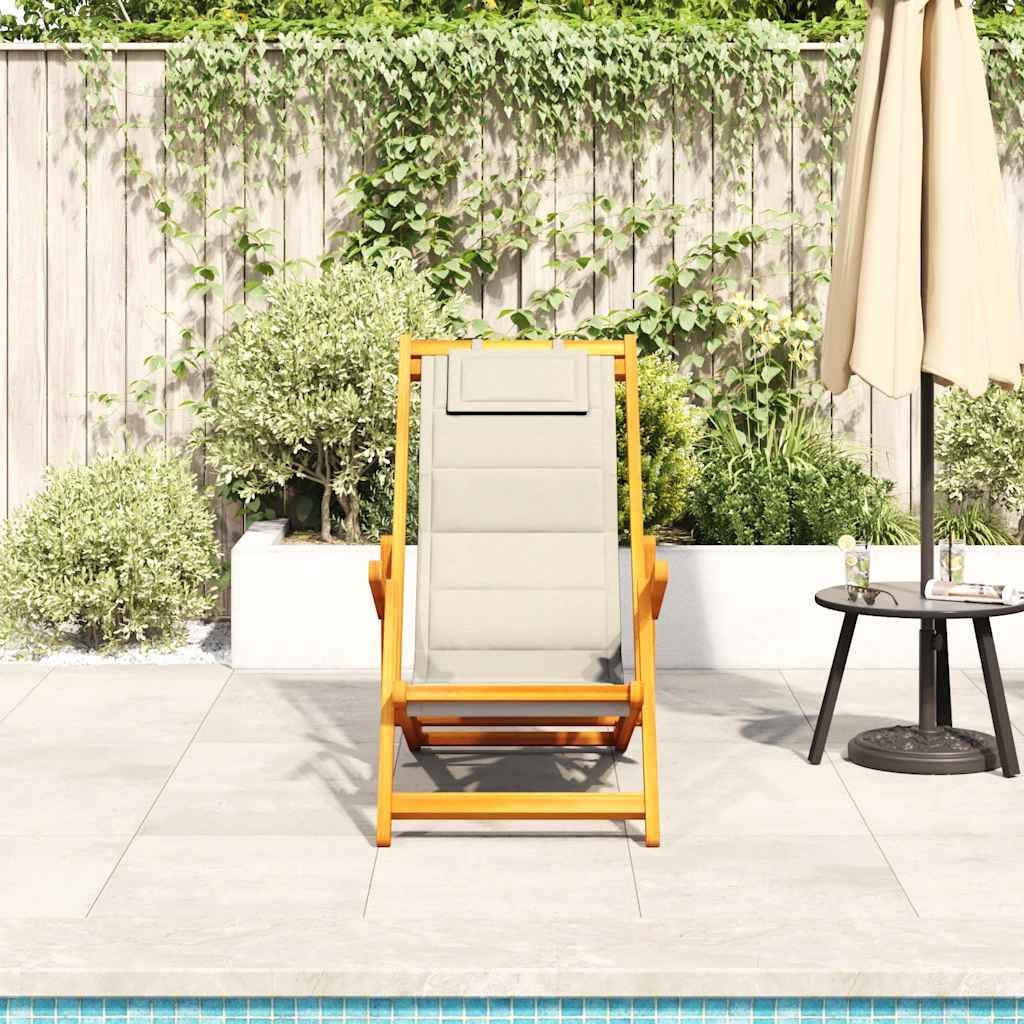 vidaXL Gartenstuhl Strandstuhl mit Armlehnen Klappbar günstig online kaufen