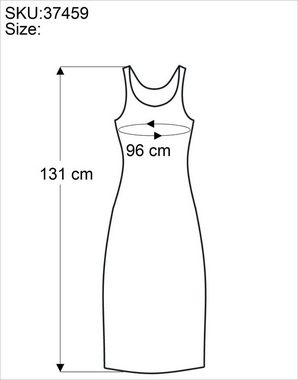 Guru-Shop Midikleid Sommerkleid, Maxikleid, Strandkleid,.. alternative Bekleidung