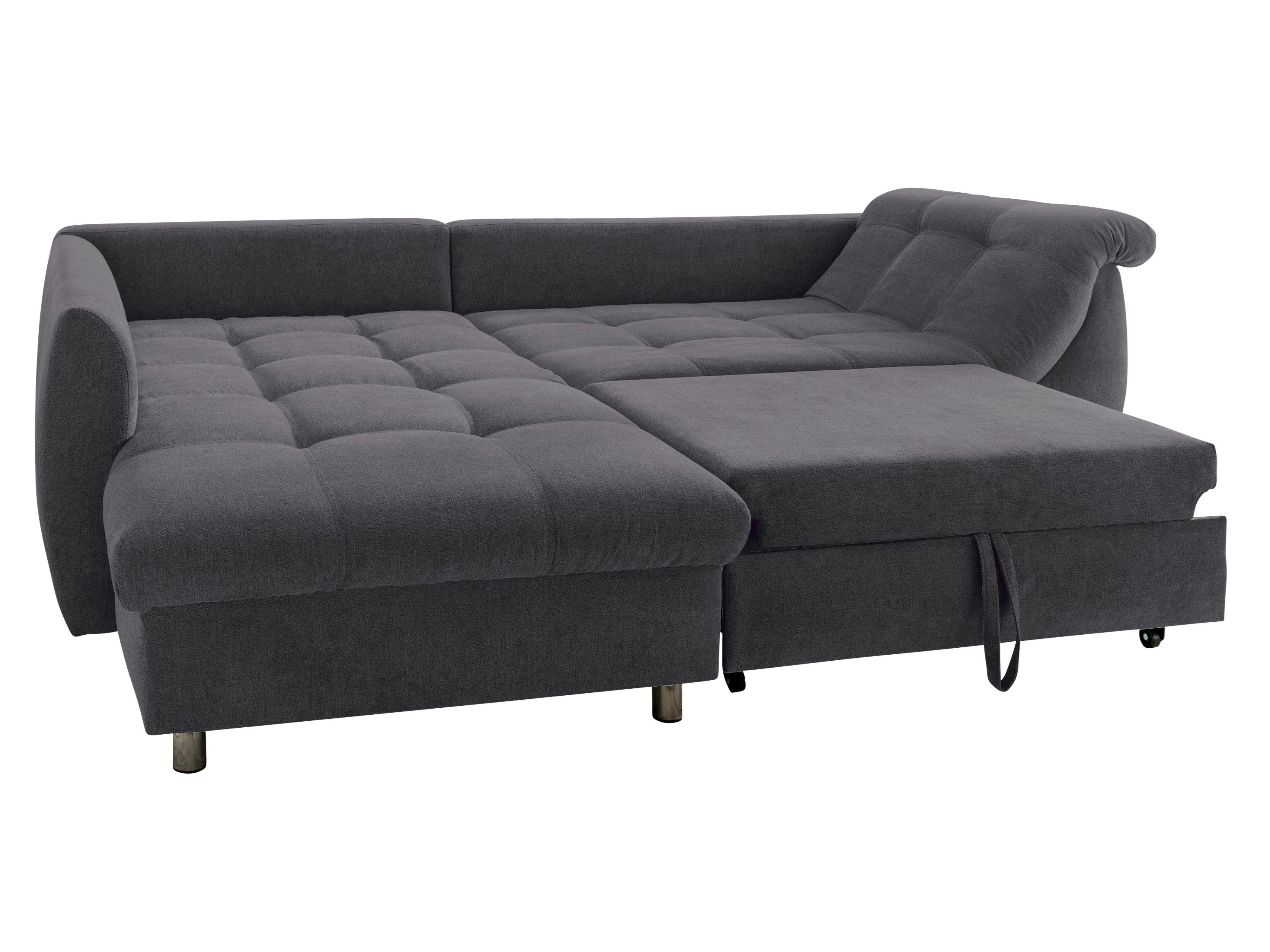 luma-home Ecksofa 17006, mit Bettfunktion B250/T190/H84 cm, Liegefläche 179 günstig online kaufen
