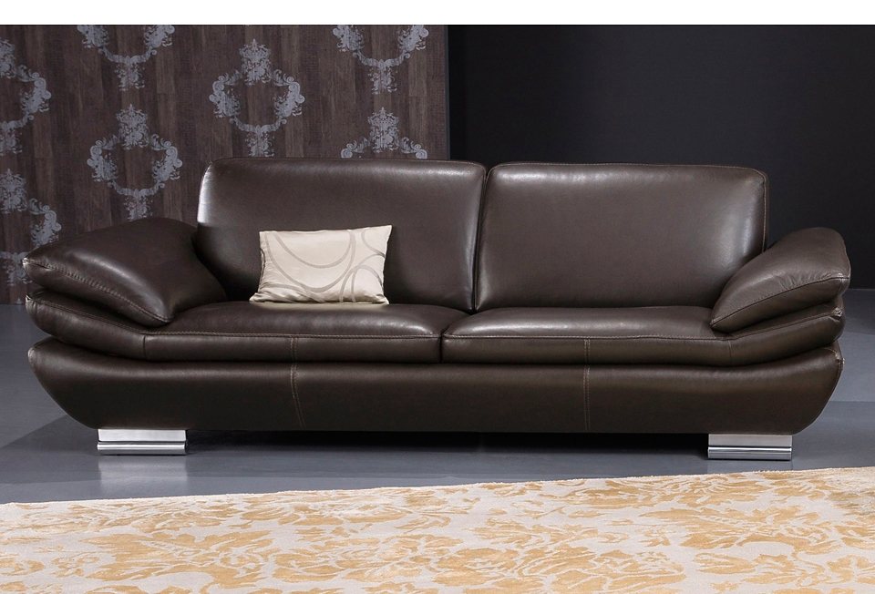 CALIA ITALIA 3 Sitzer Ledersofa PRM 391 in zwei