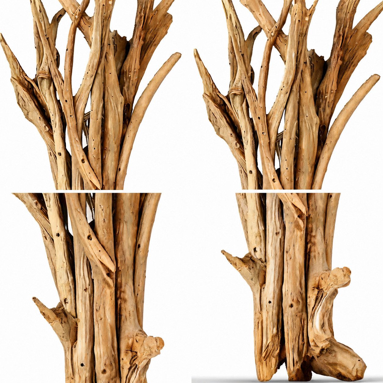Möbel Bressmer Wandleuchte BAKA Holzwandlampe,Handarbeit Treibholzlampe,dekorative Wandleuchte – Bild 4 von 5