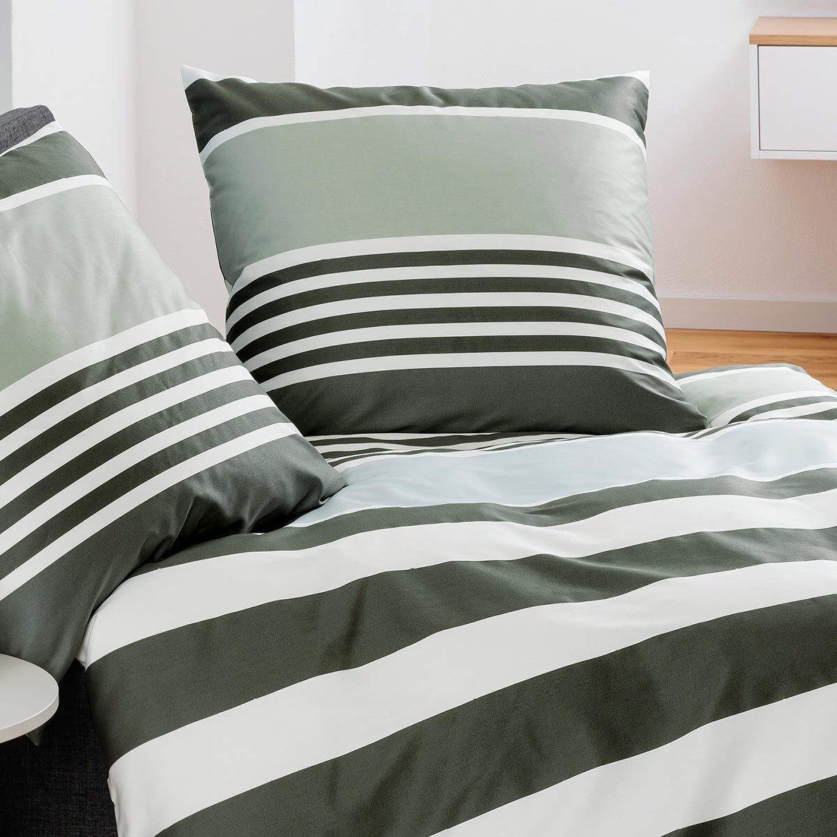 Janine Bettwäsche Davos, Biber, 2 teilig günstig online kaufen